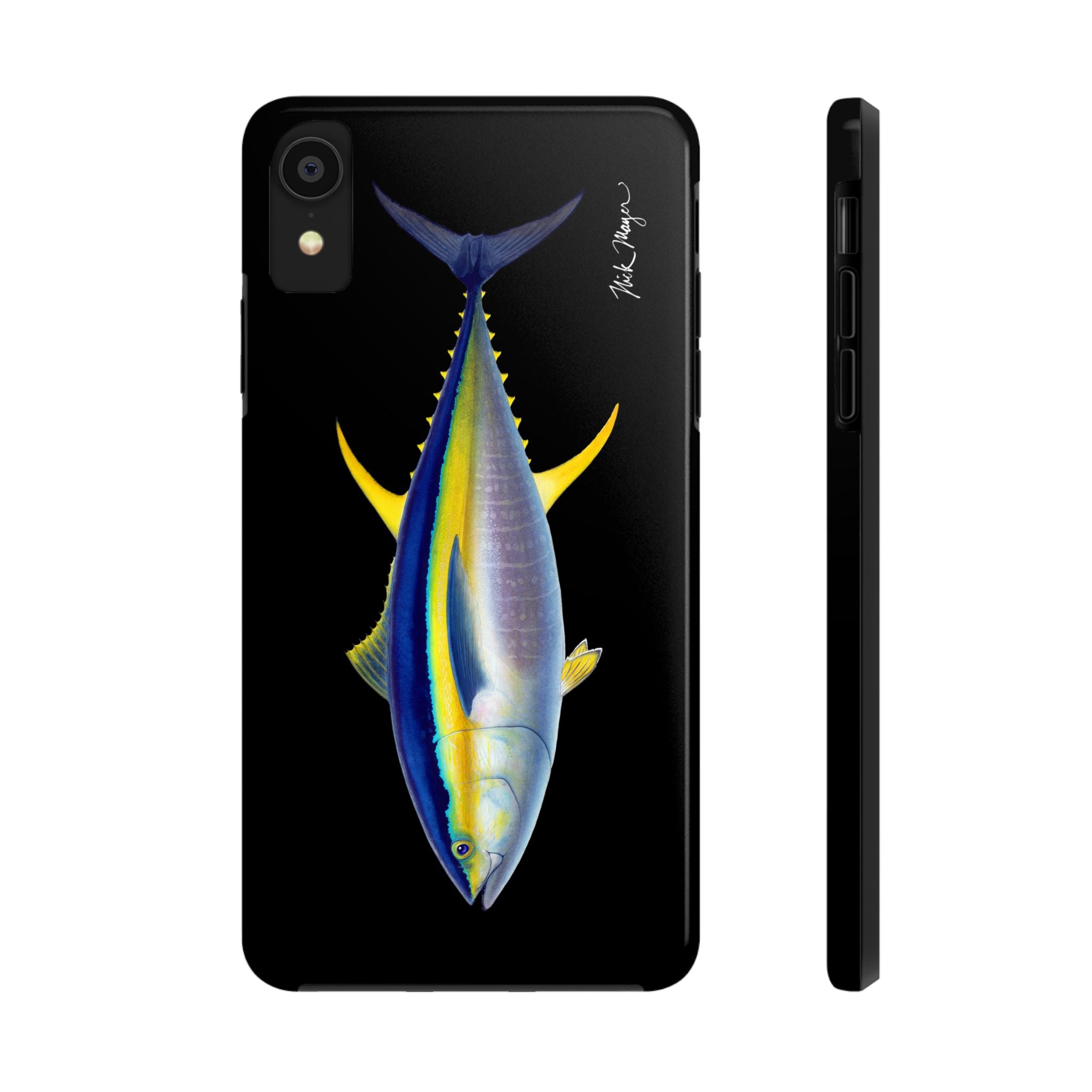 Yellowfin Tuna Black Phone Case (iPhone)