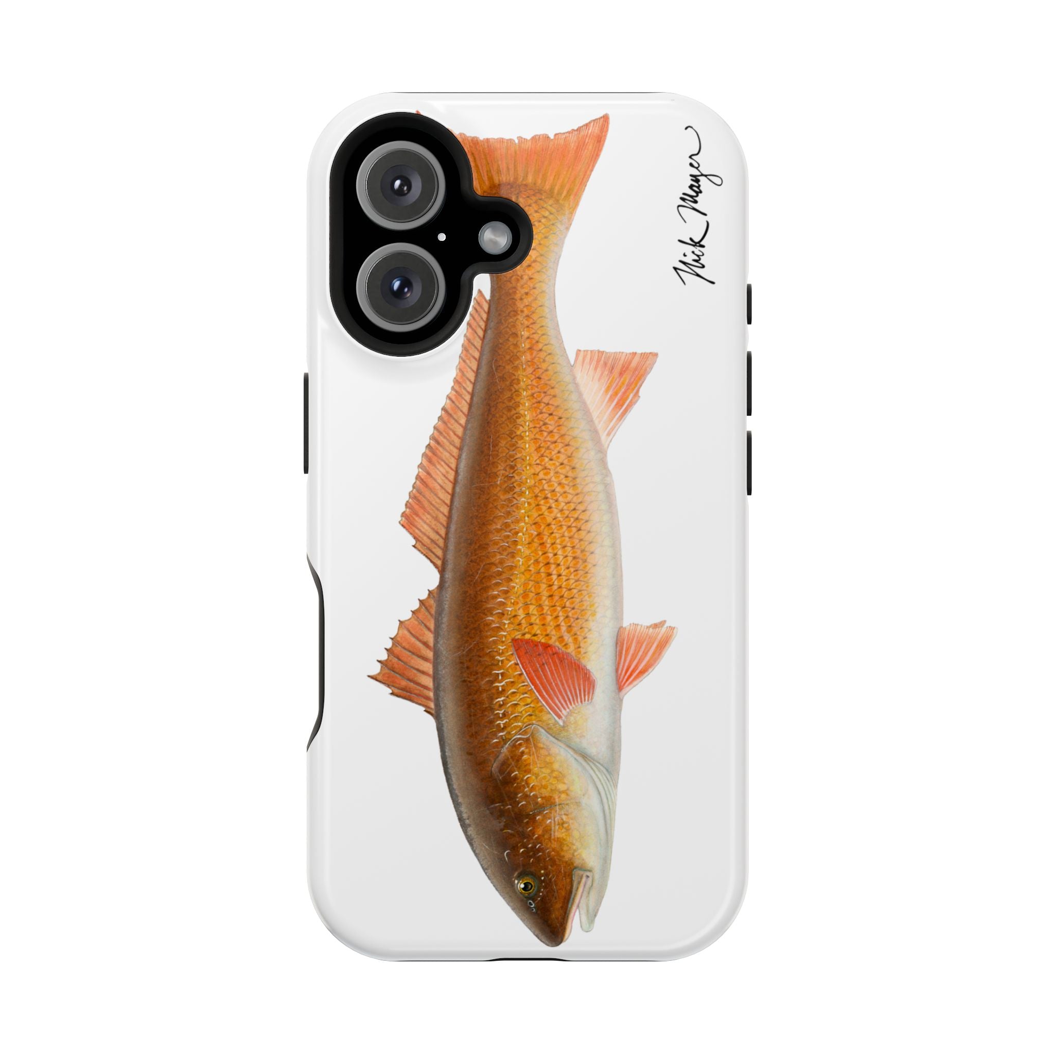 Redfish MagSafe White iPhone Case