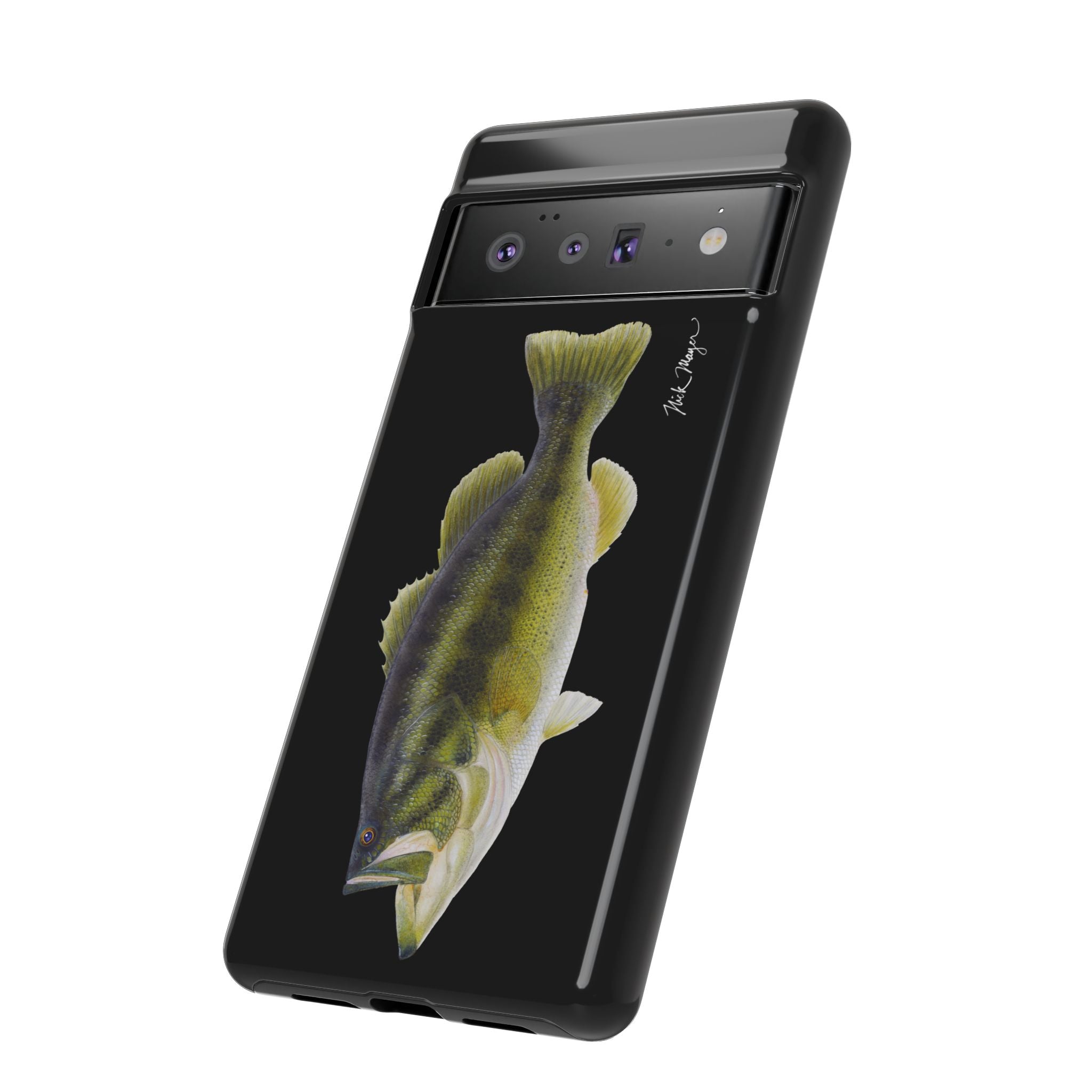 Largemouth Bass Black Phone Case (Samsung)