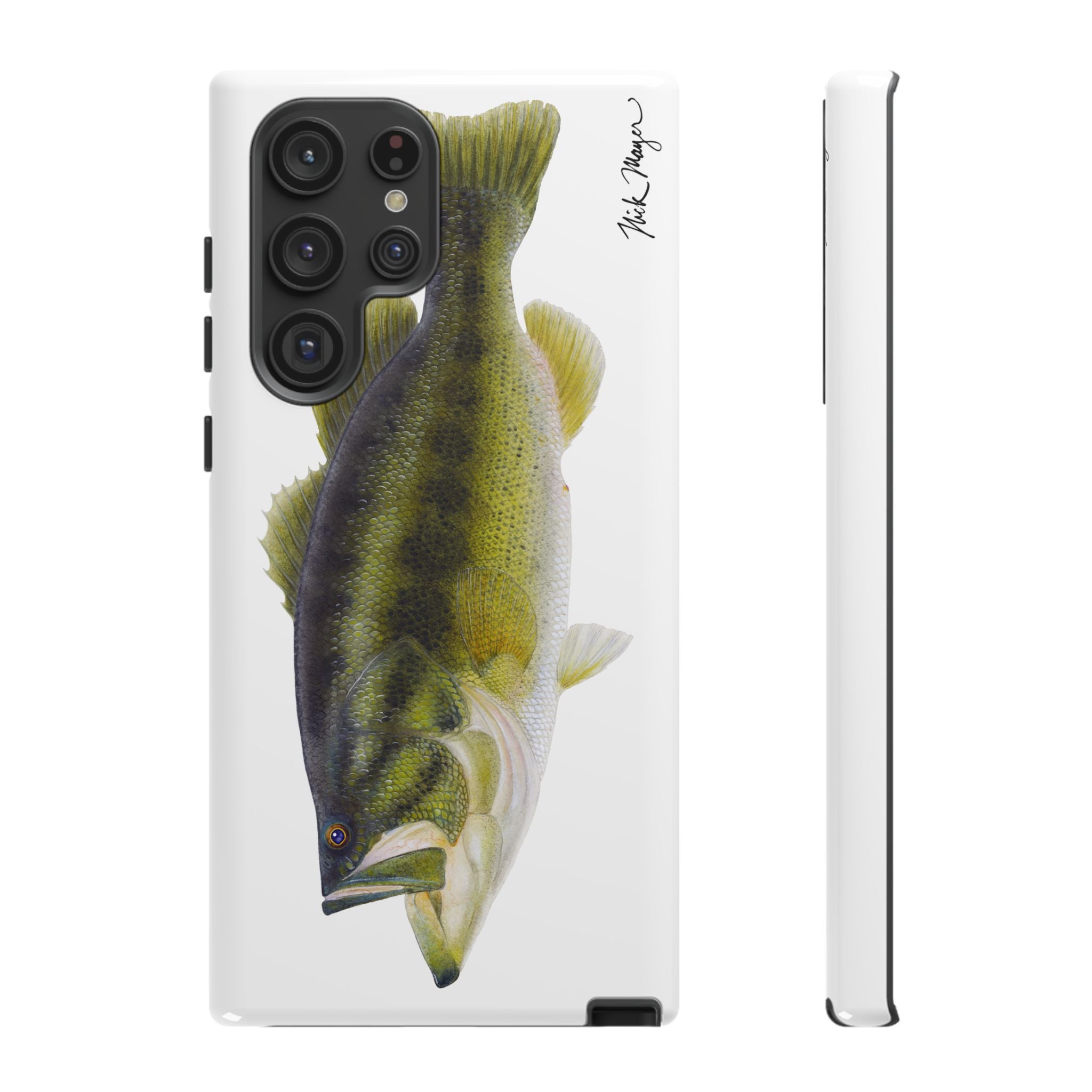 Largemouth Bass White Phone Case (Samsung)