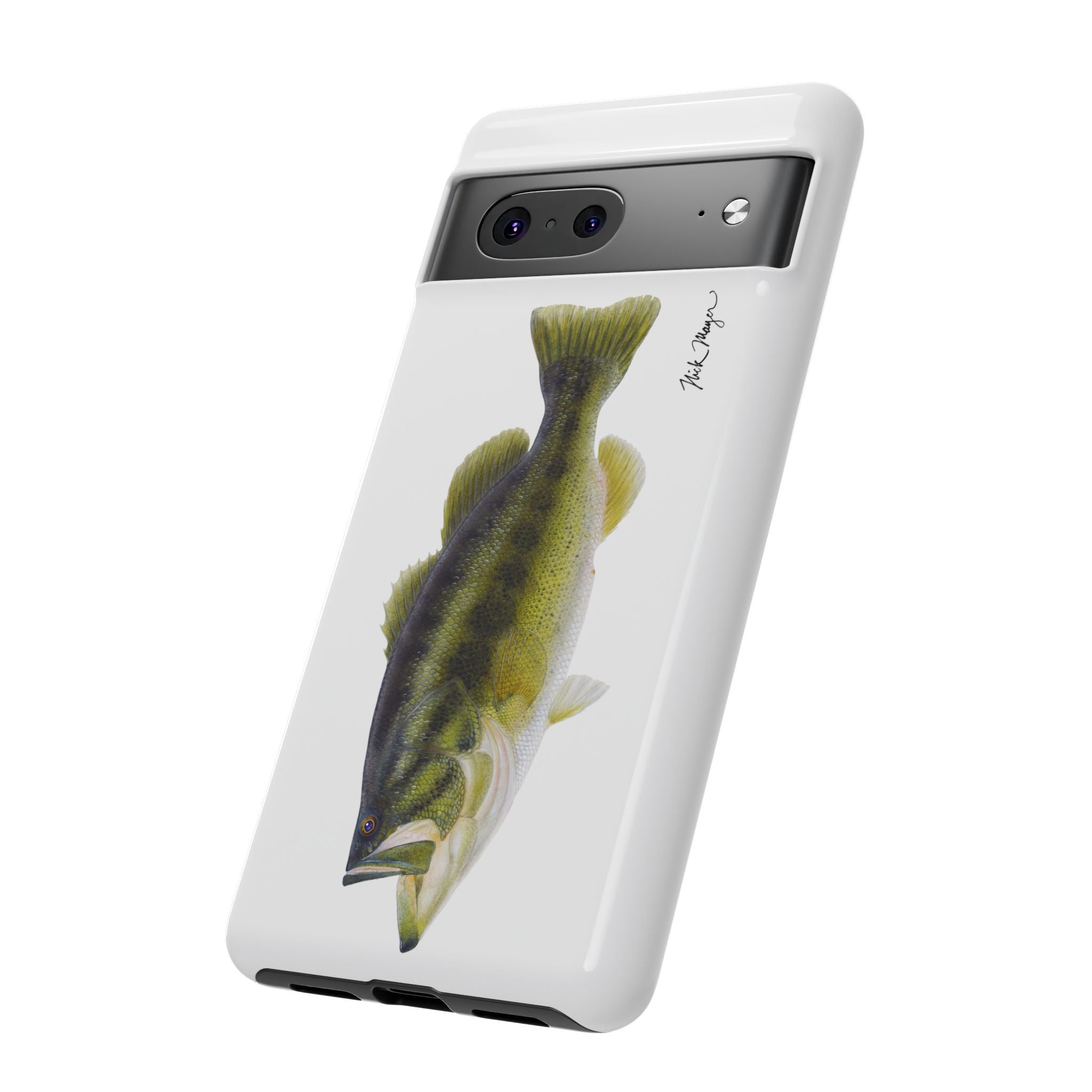 Largemouth Bass White Phone Case (Samsung)