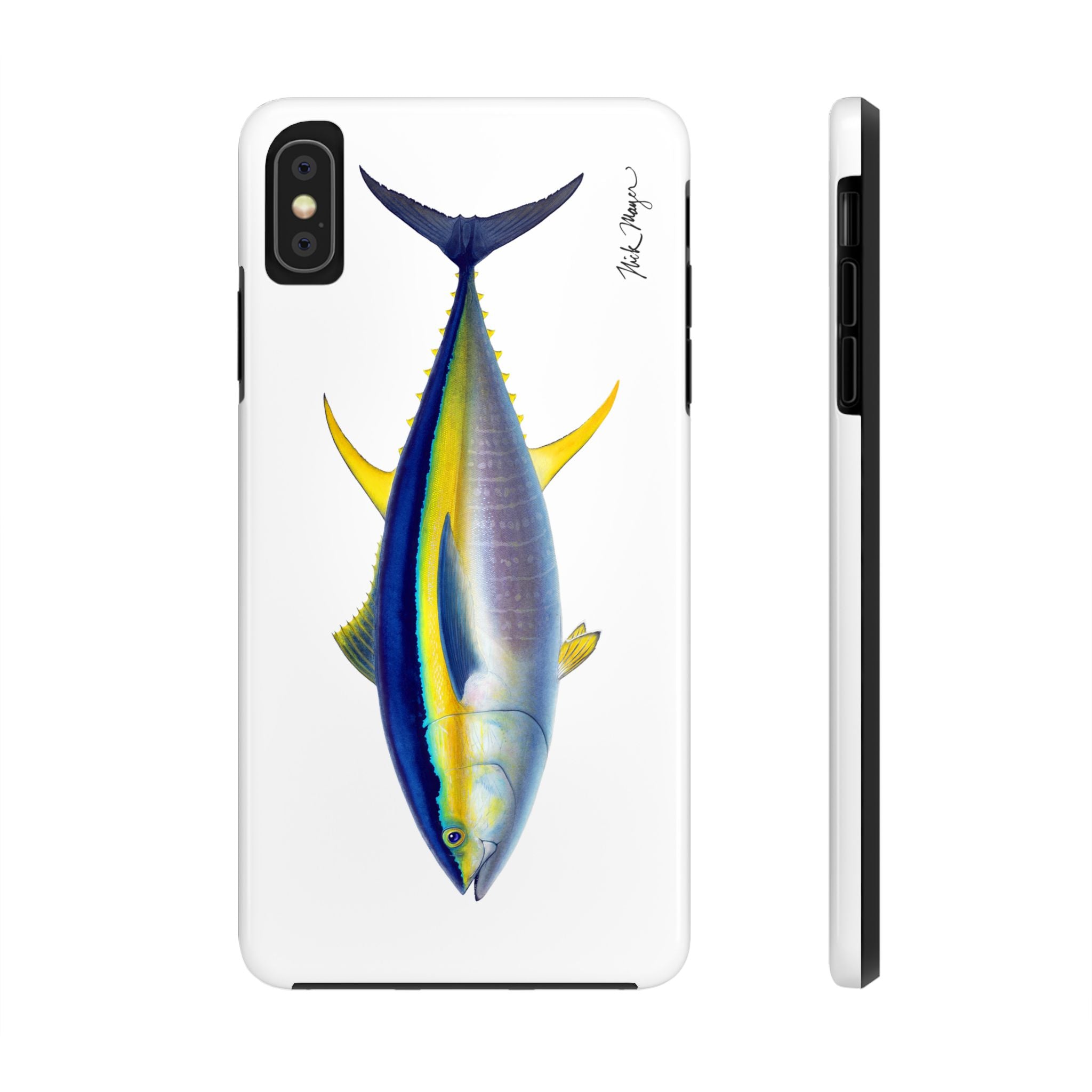 Yellowfin Tuna White Phone Case (iPhone)