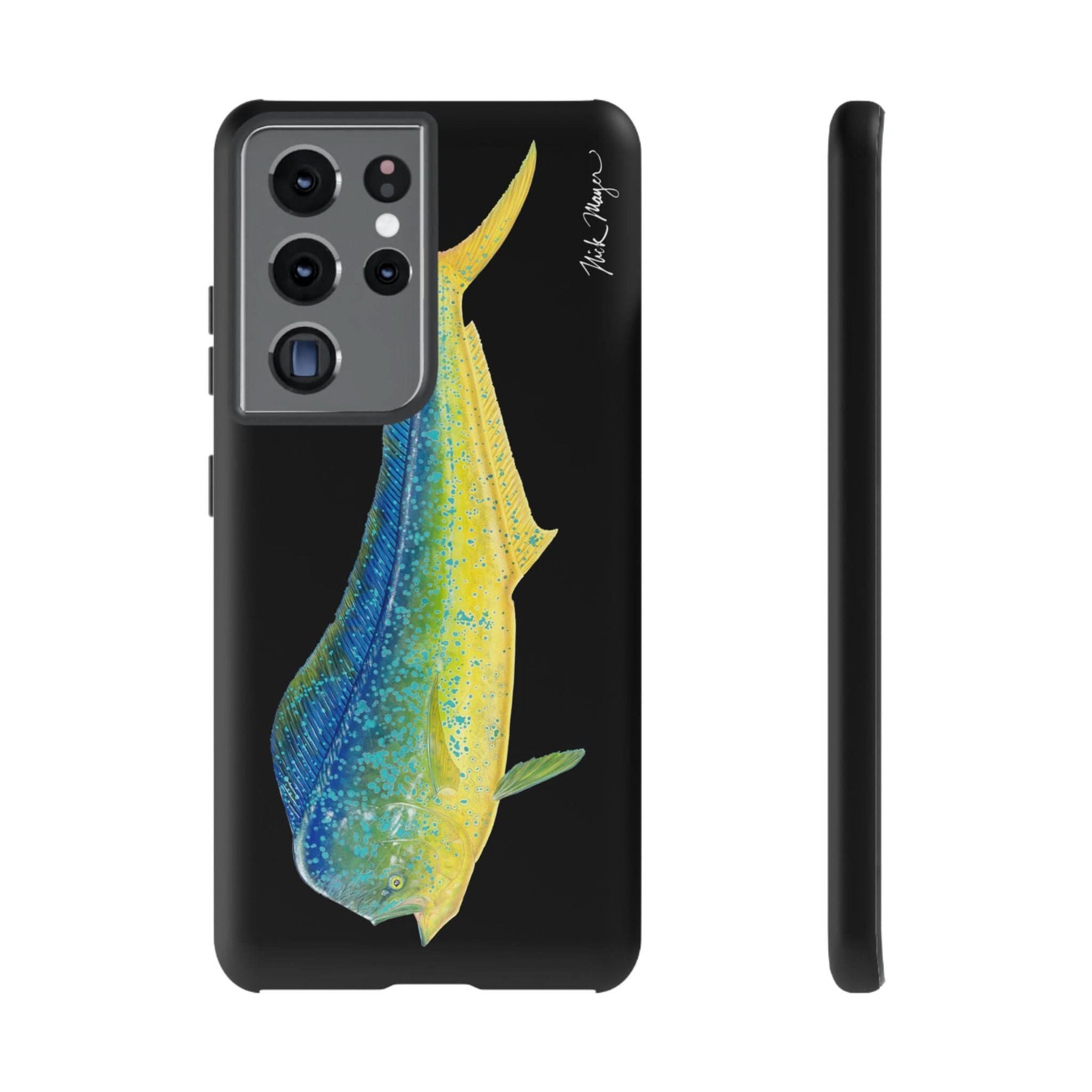 Bull Mahi Black Phone Case (iPhone 16 & Samsung)