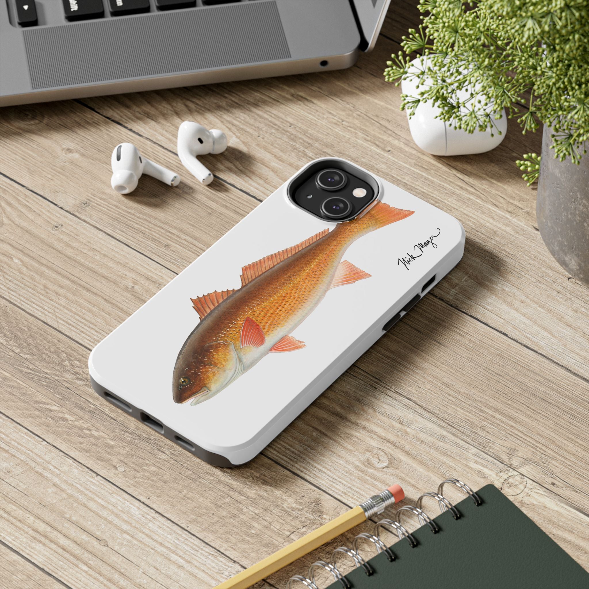 Redfish White Phone Case (iPhone)