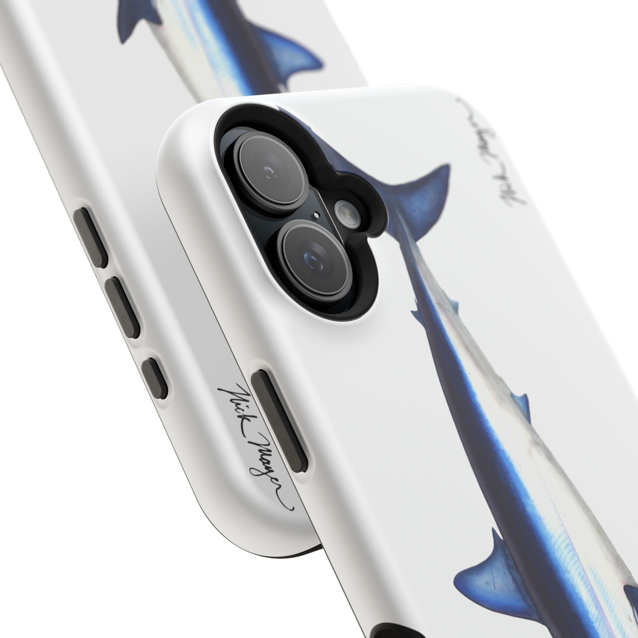 Mako Shark MagSafe White iPhone Case