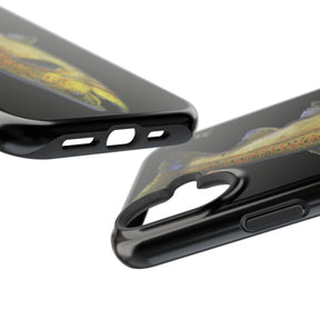 Brown Trout MagSafe Black iPhone Case