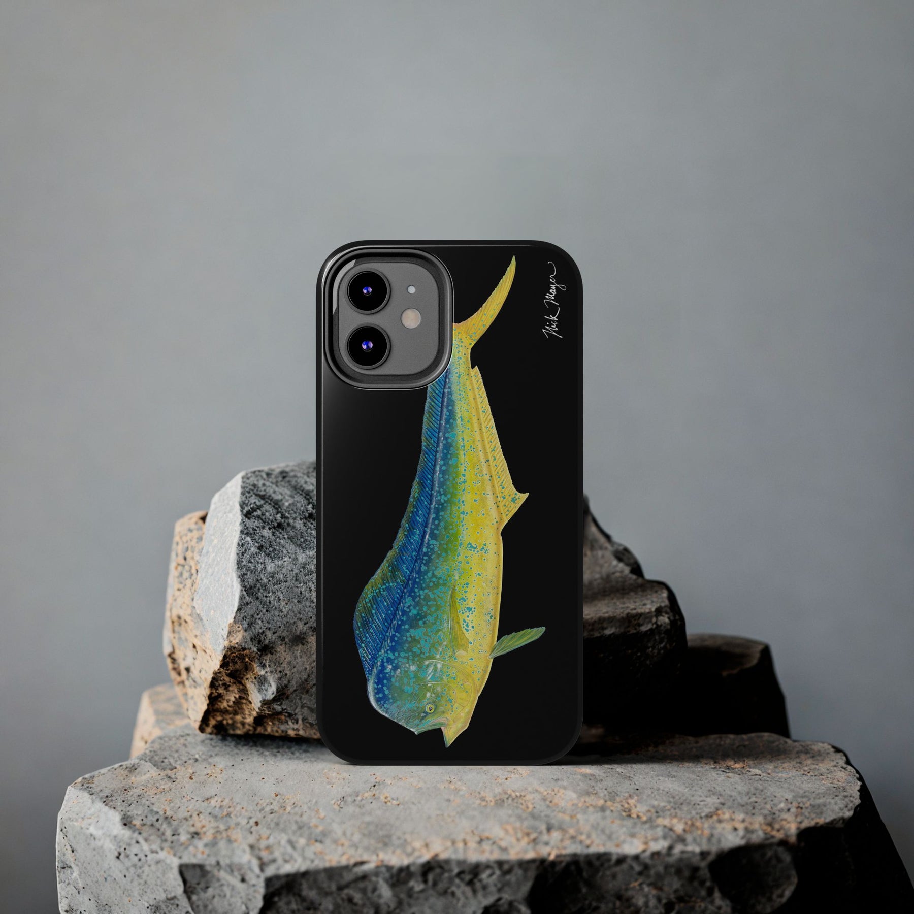 Bull Mahi Black Phone Case (iPhone)