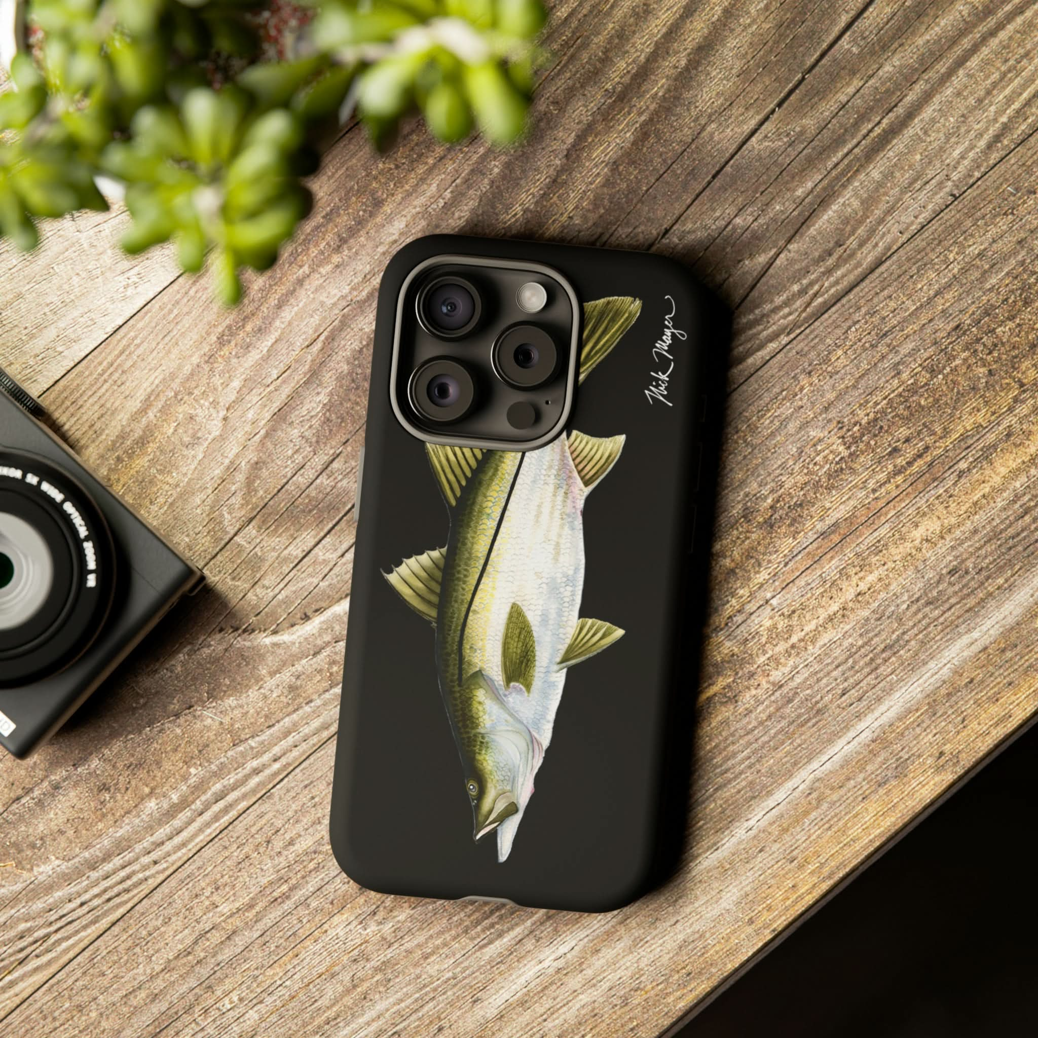 Snook Black iPhone 15 Case