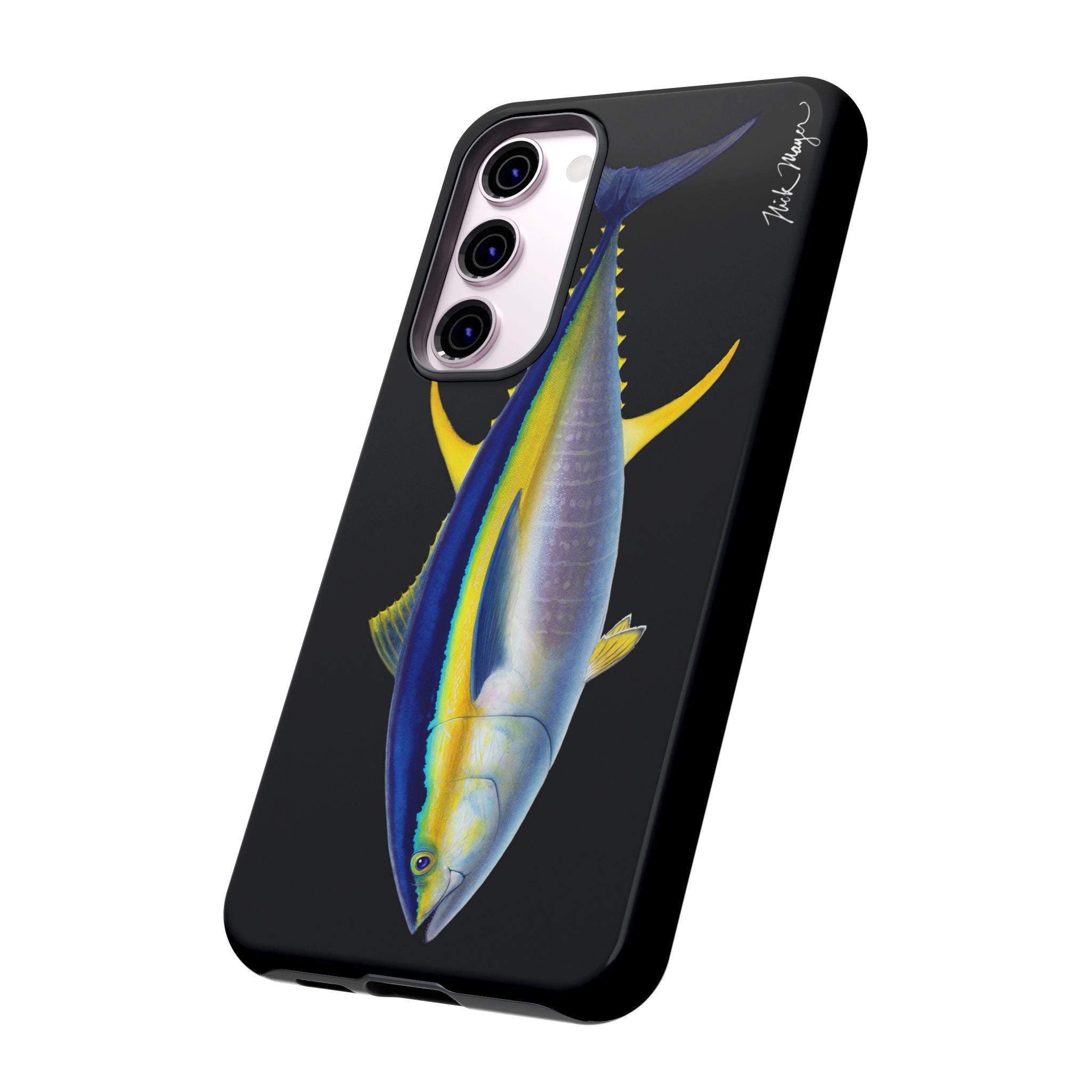 Yellowfin Tuna Black Phone Case (Samsung)