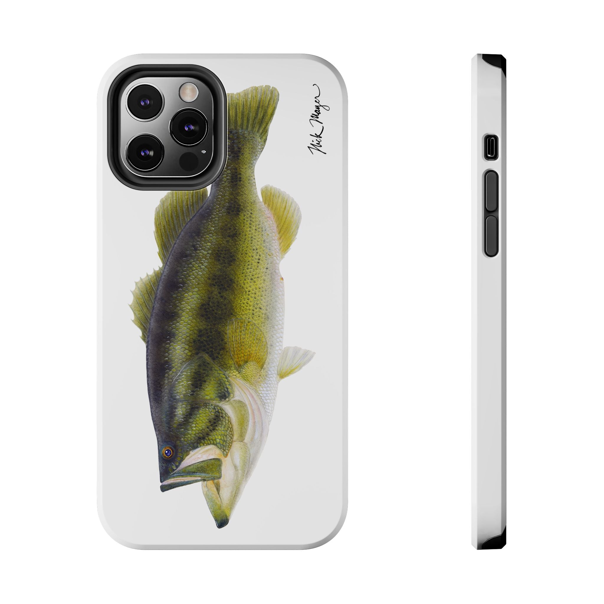 Largemouth Bass White Phone Case (iPhone)