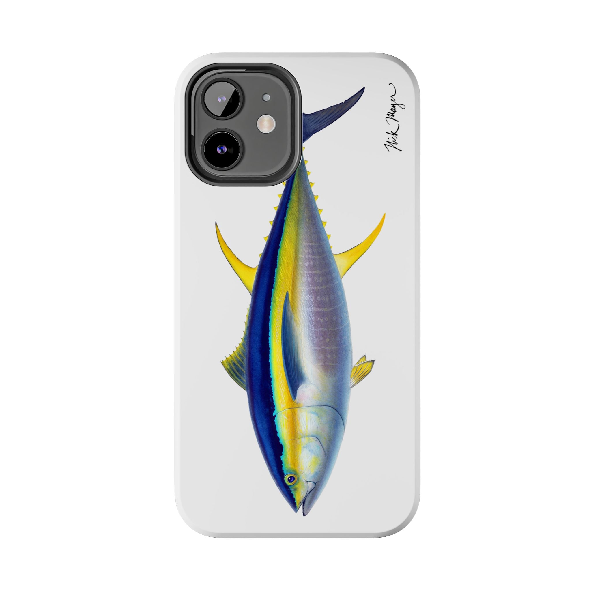 Yellowfin Tuna White Phone Case (iPhone)