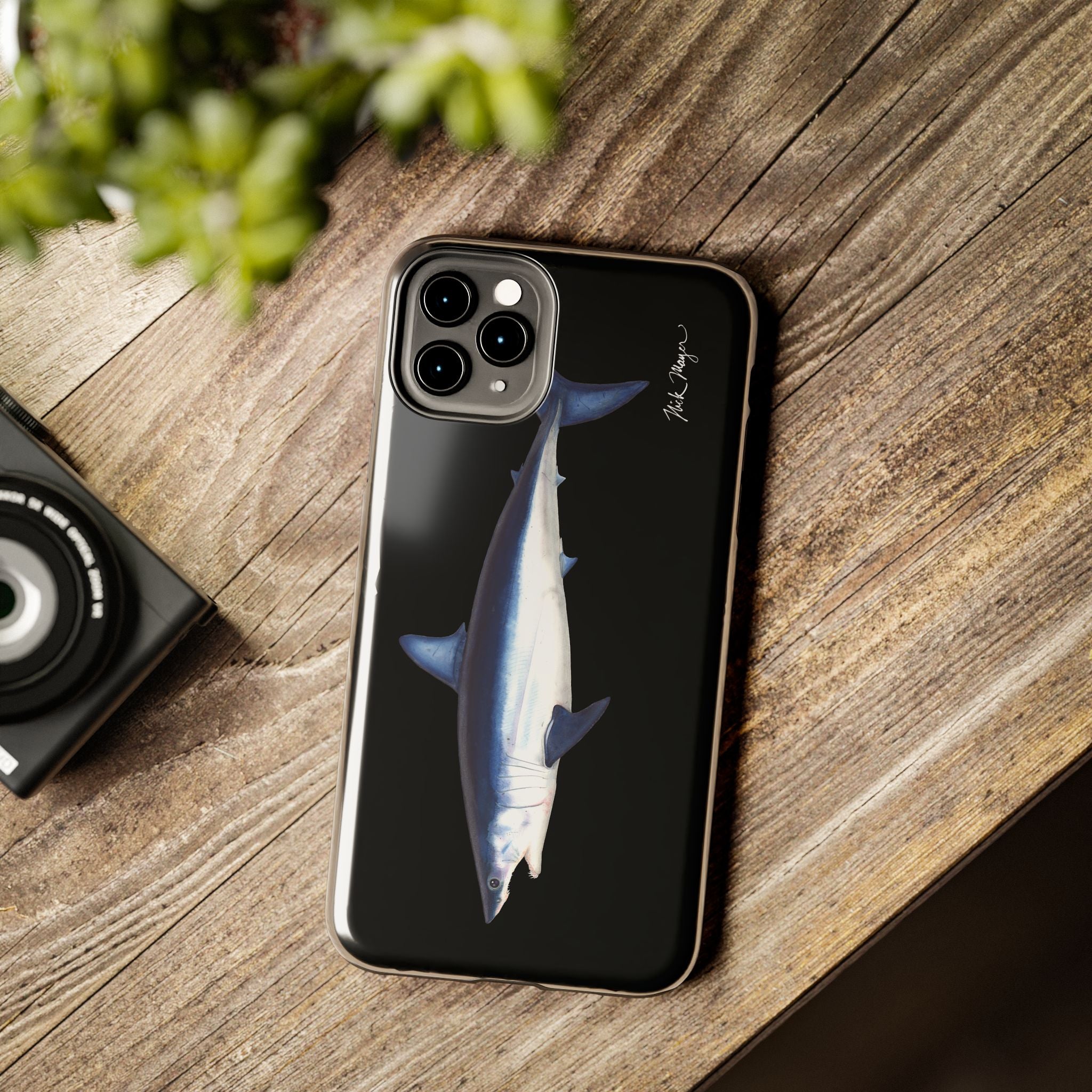 Mako Shark Black iPhone Case