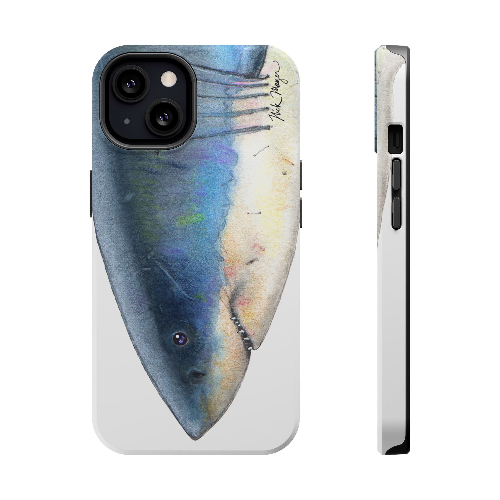 Great White Shark Face MagSafe iPhone Case