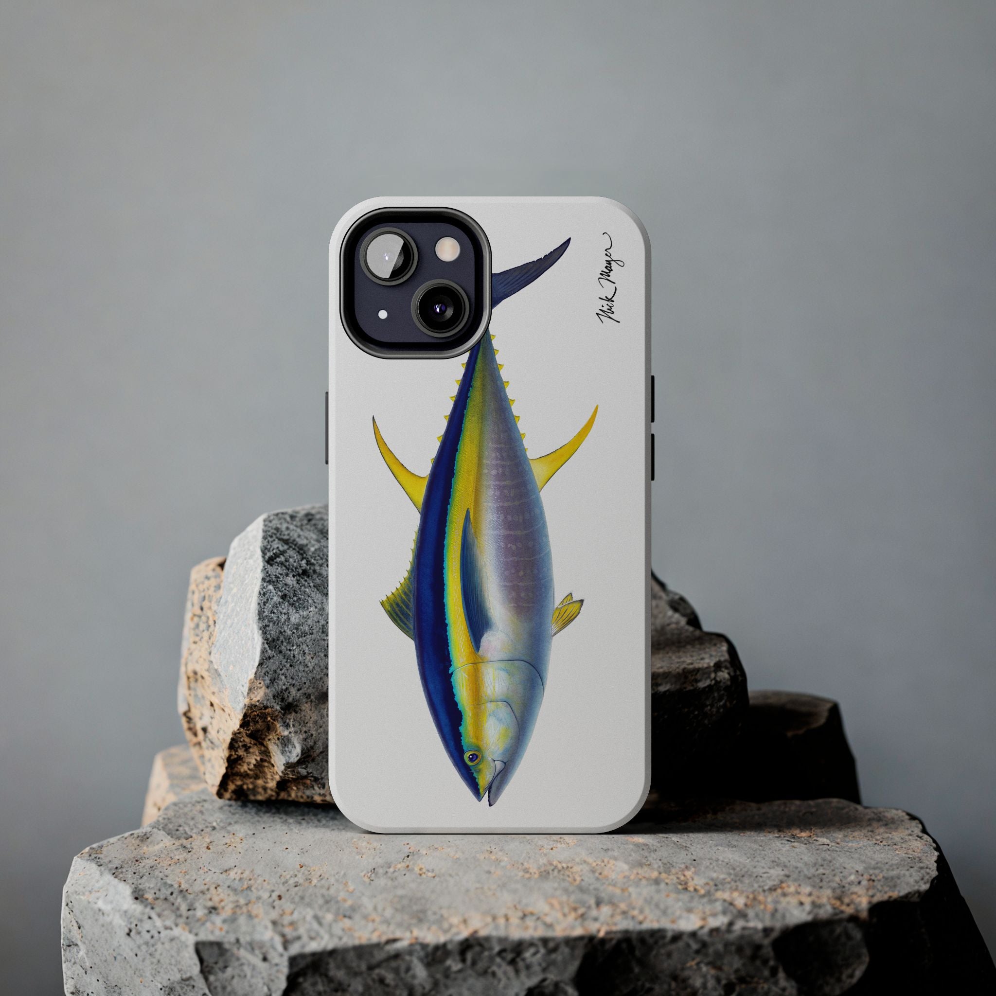 Yellowfin Tuna White Phone Case (iPhone)