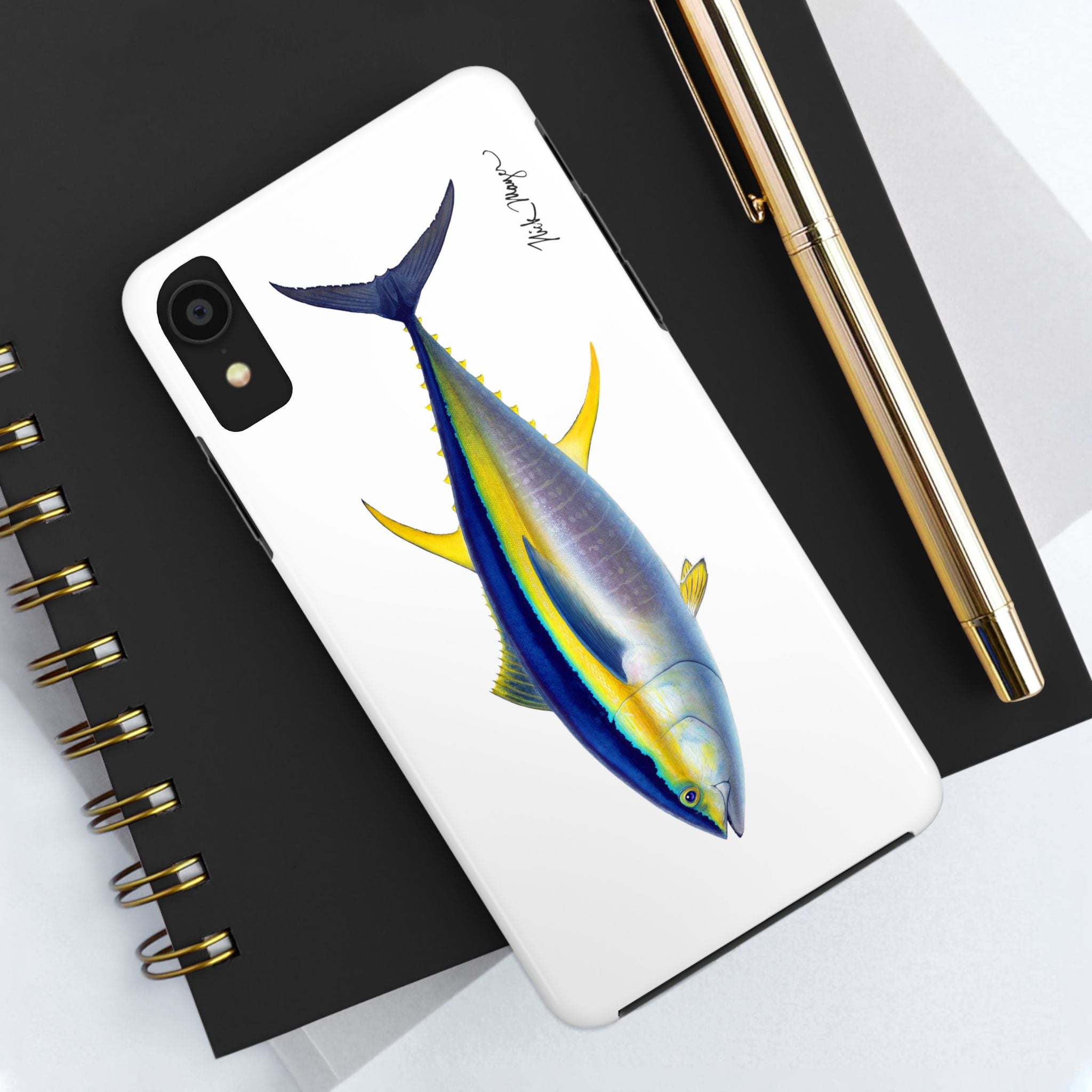 Yellowfin Tuna White Phone Case (iPhone)