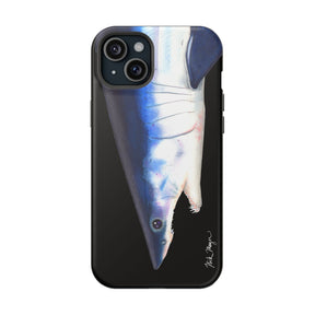 Mako Shark Face MagSafe Black iPhone Case