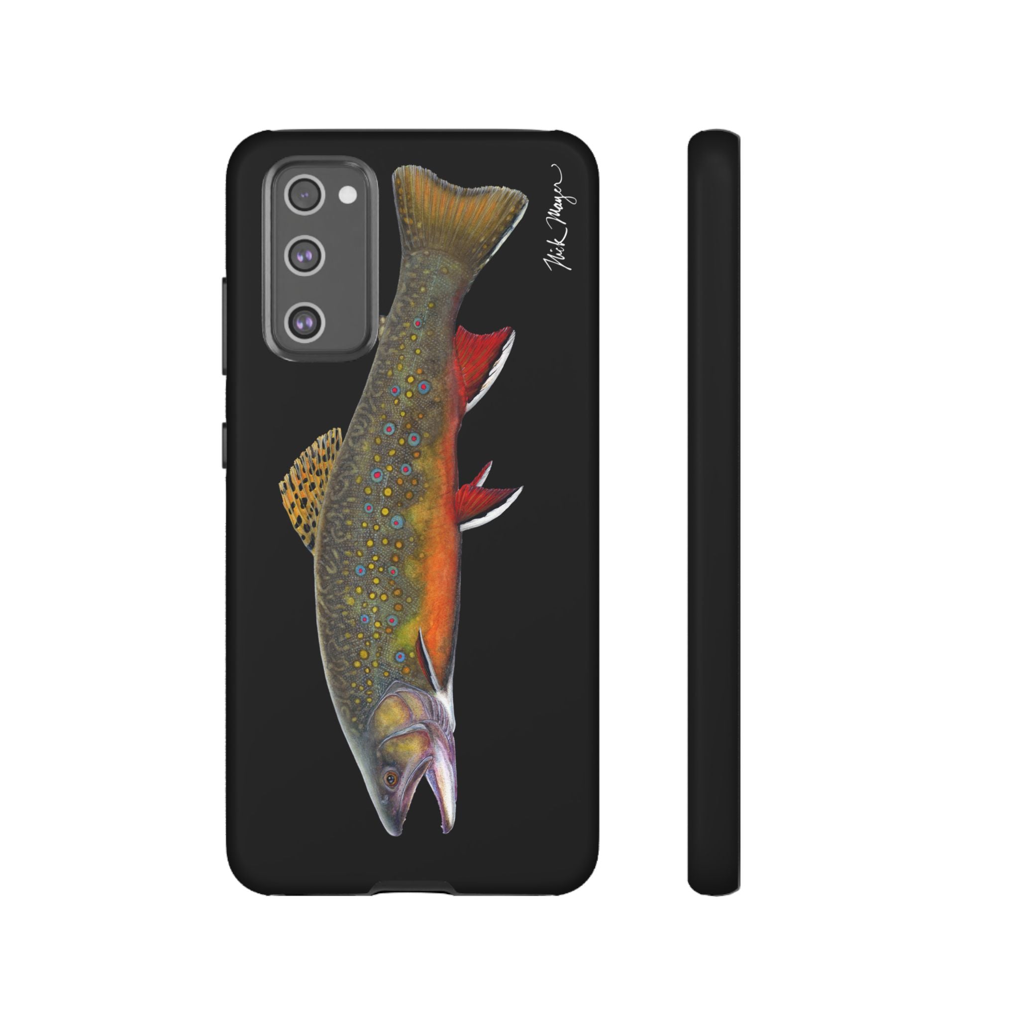 Brook Trout Black Phone Case (Samsung)