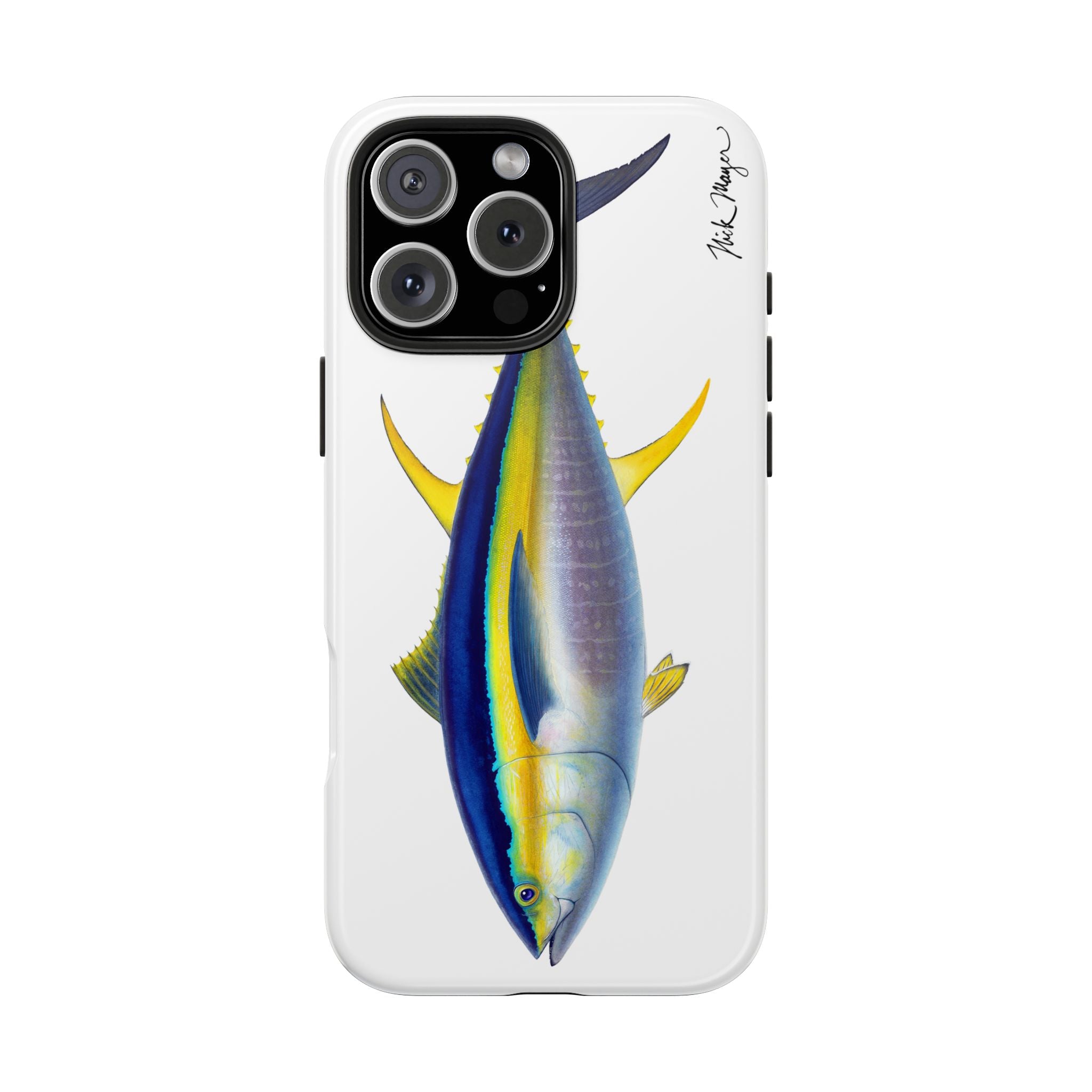 Yellowfin Tuna White Phone Case (iPhone)