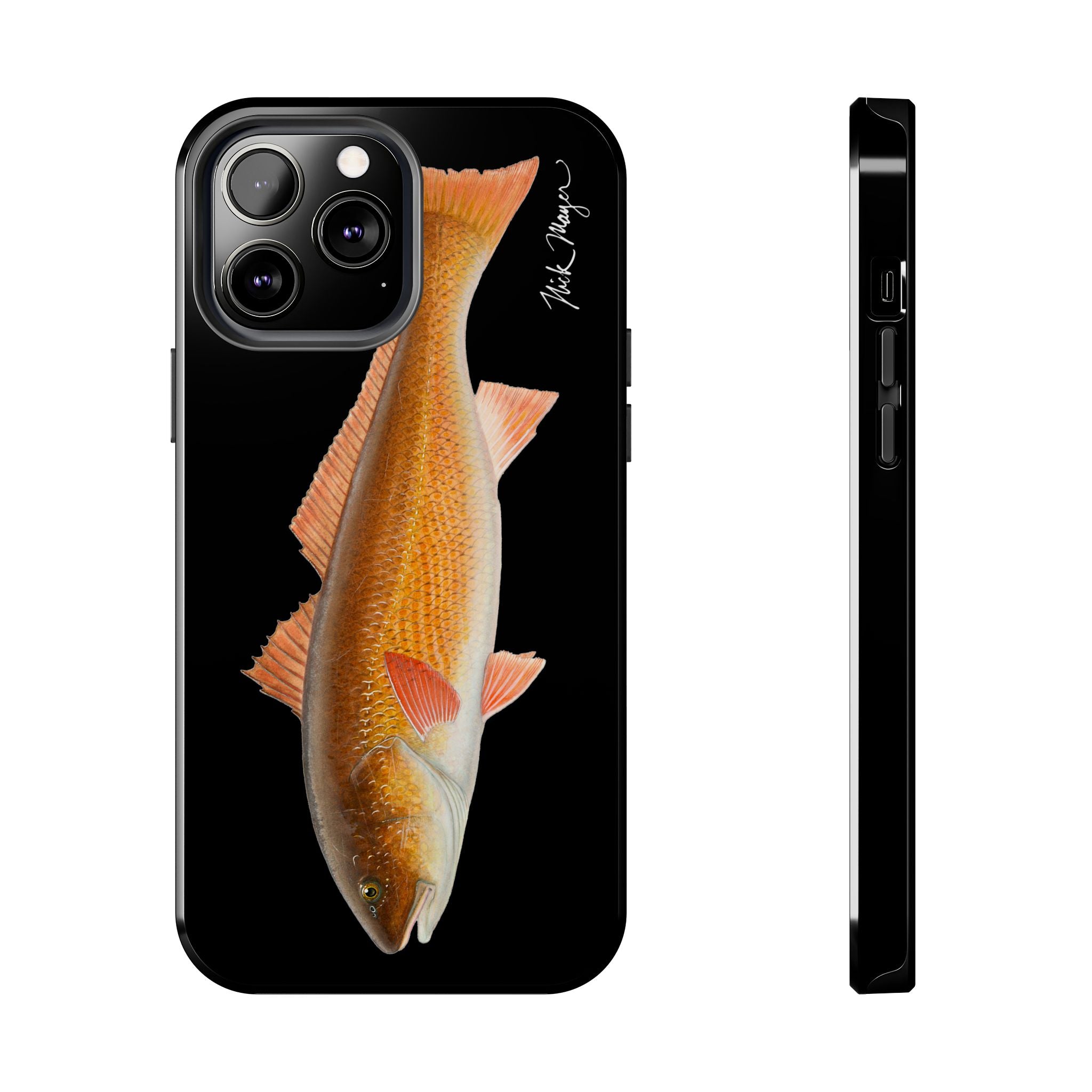 Redfish Black Phone Case (iPhone)