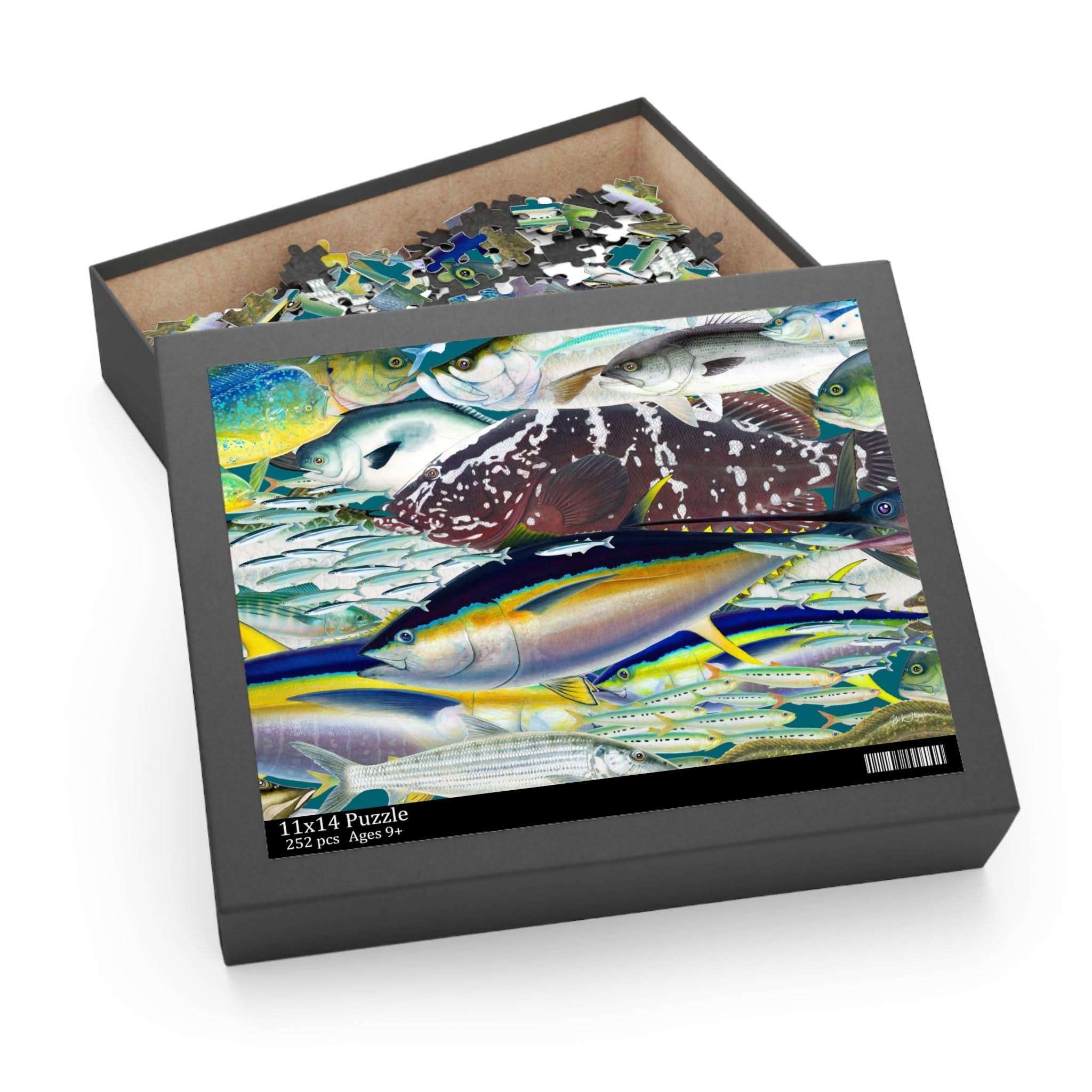 Saltwater Fish Art Puzzles (120, 250 & 500-Piece)