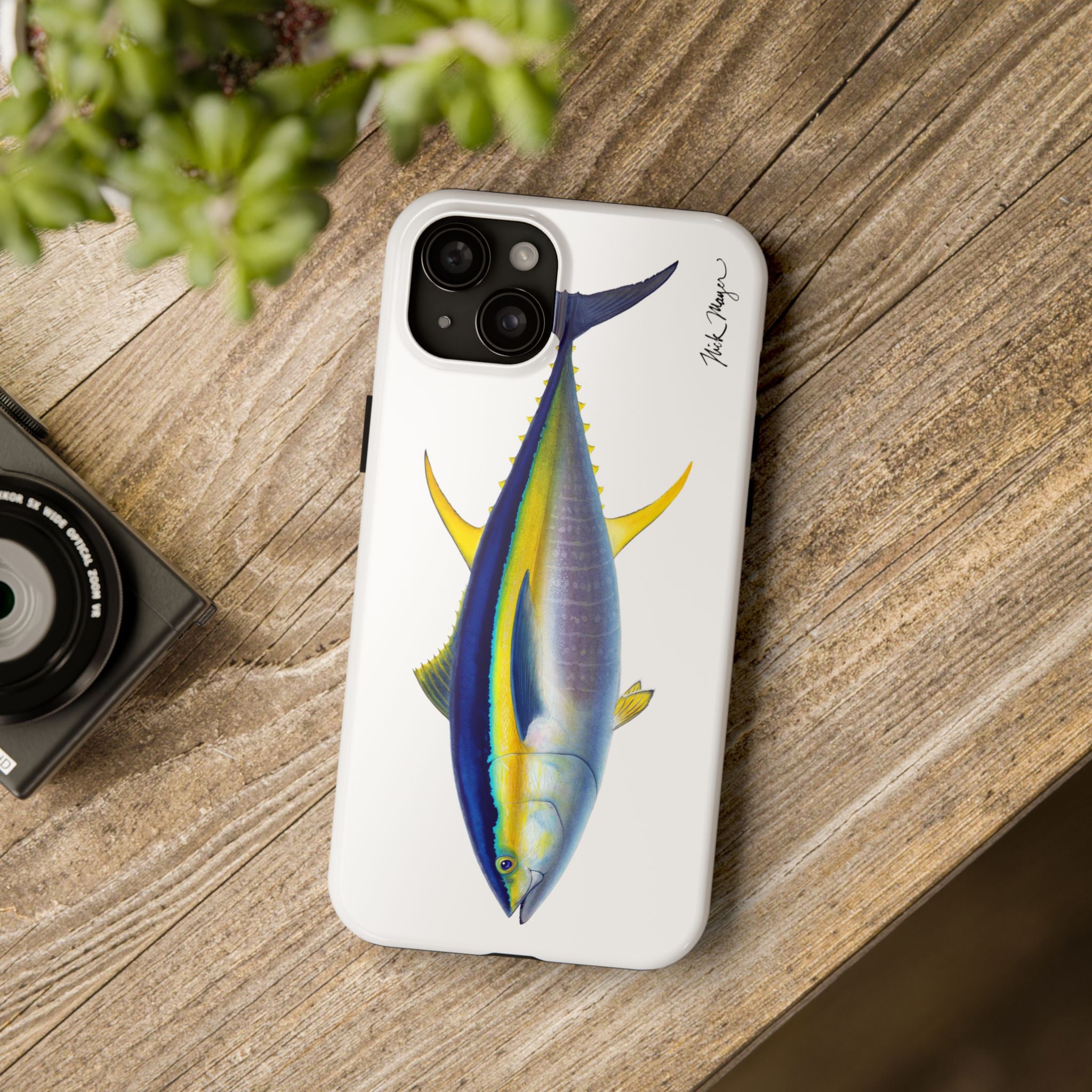 Yellowfin Tuna White Phone Case (iPhone)