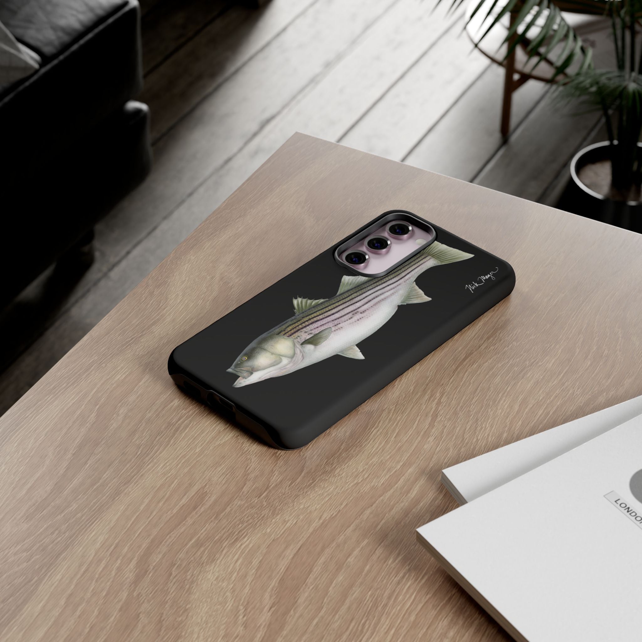 30 lb Striper Black Phone Case (Samsung)