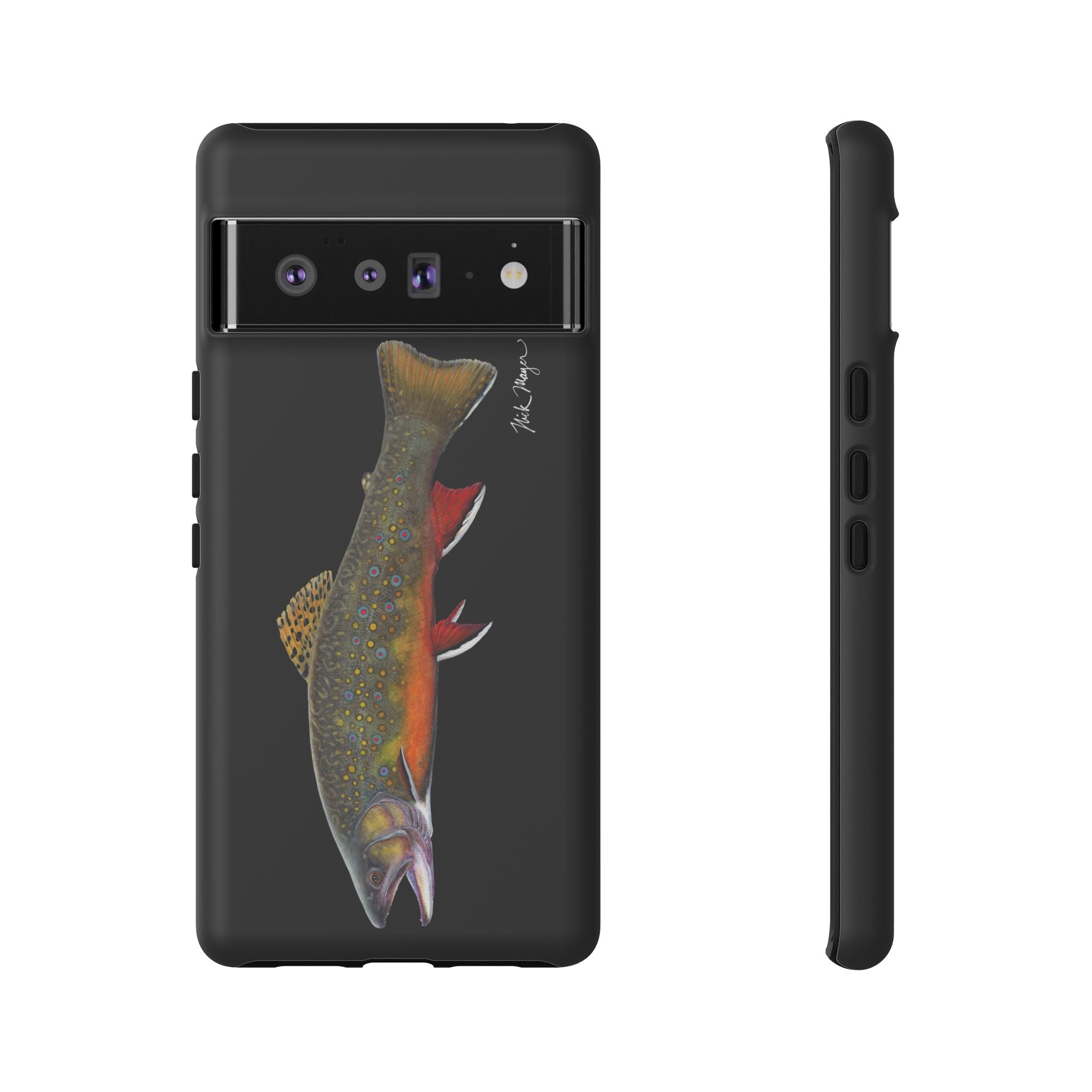 Brook Trout Black Phone Case (Samsung)