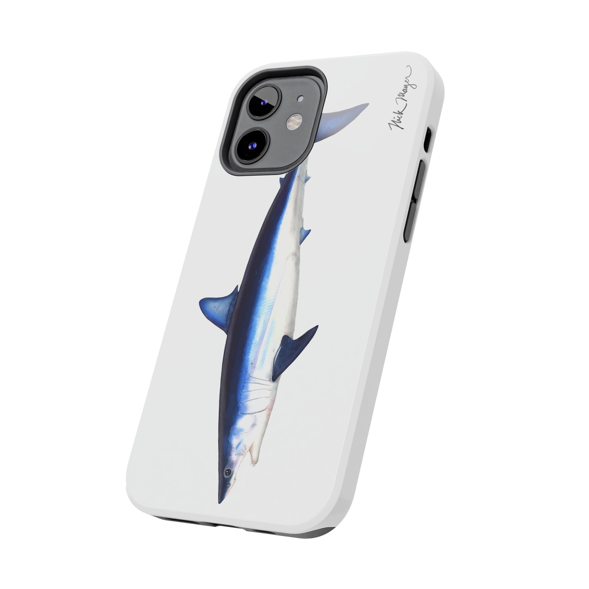 Mako Shark White Phone Case (iPhone)