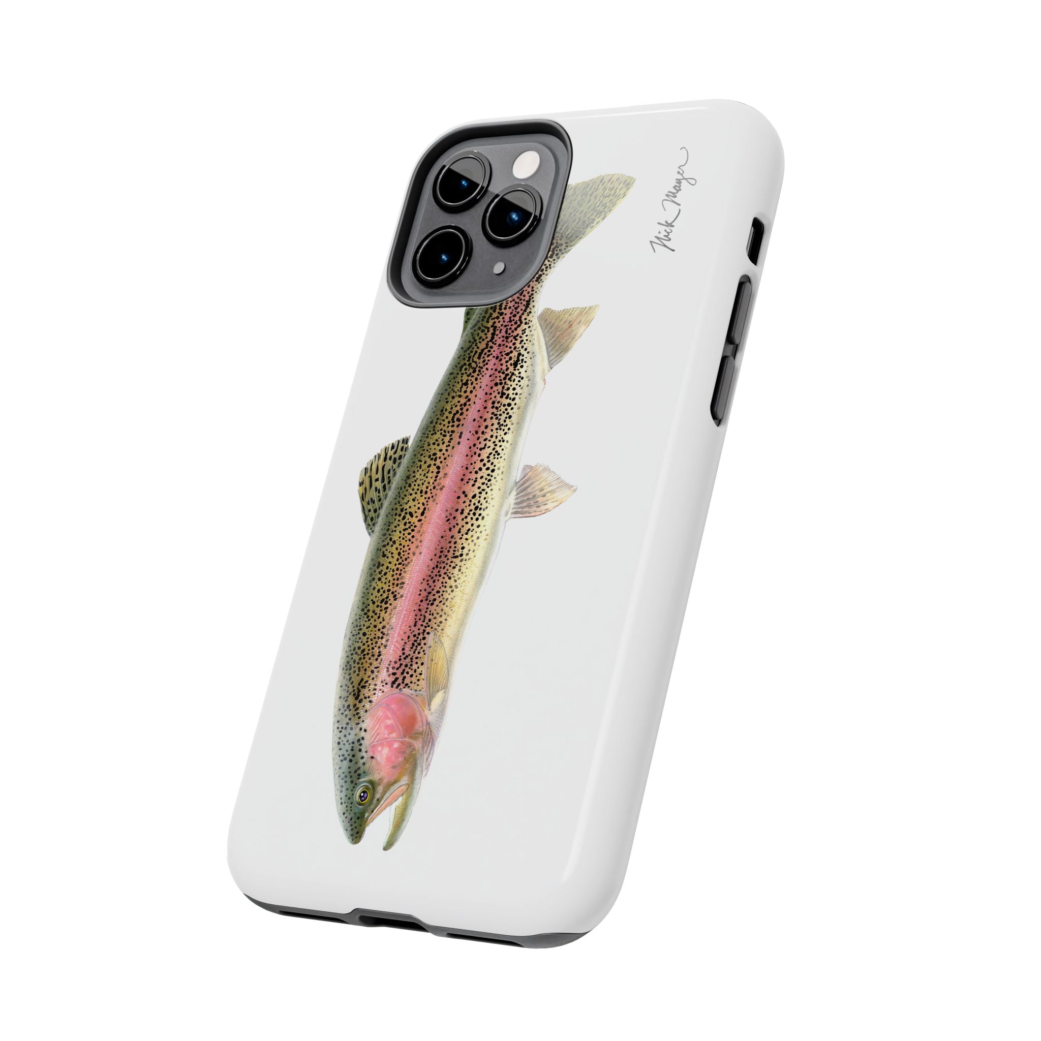 Rainbow Trout White Phone Case (iPhone)