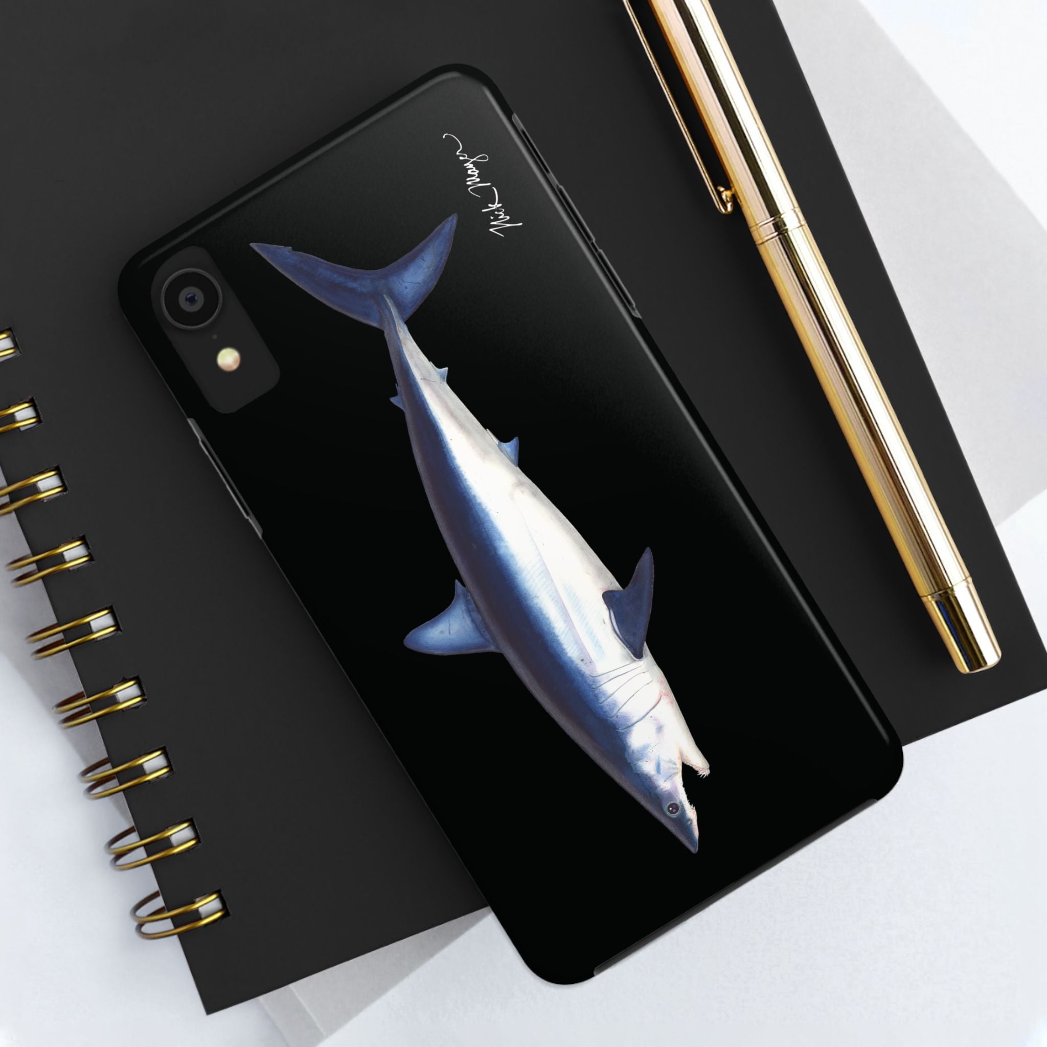 Mako Shark Black iPhone Case