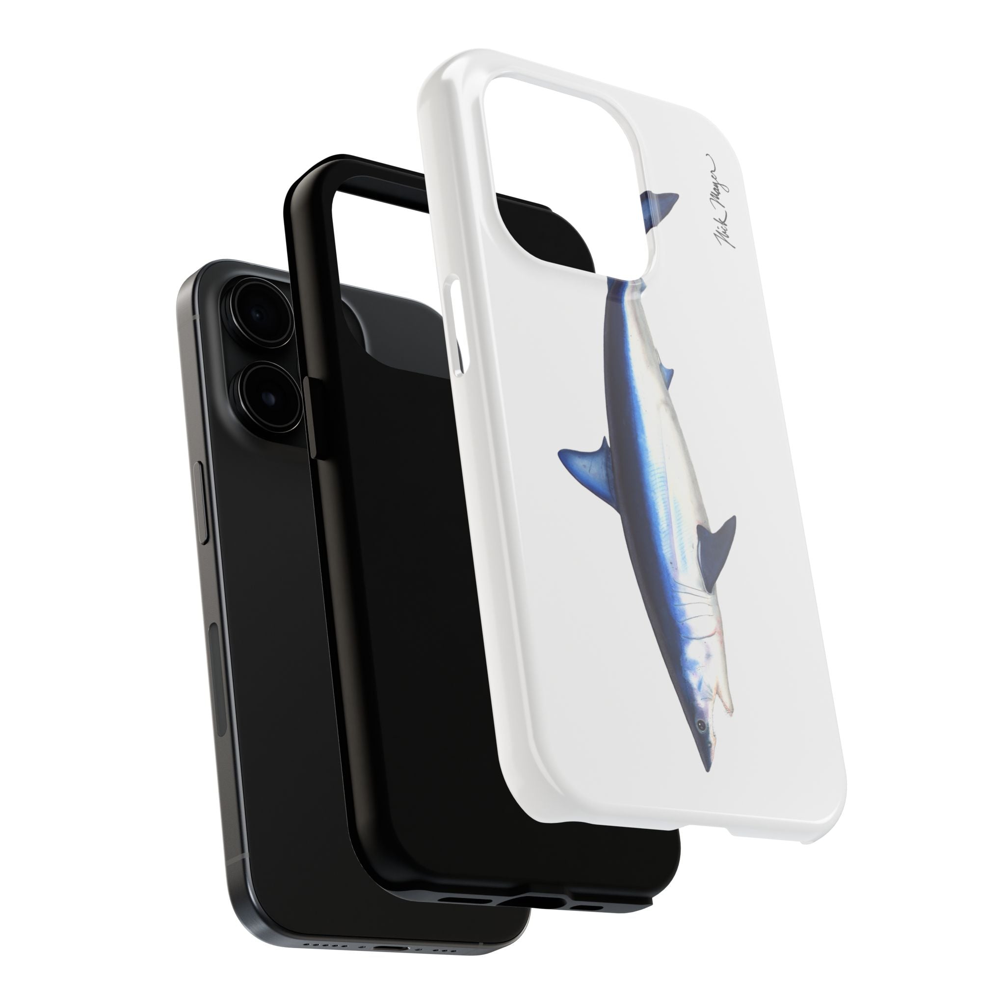 Mako Shark White Phone Case (iPhone)