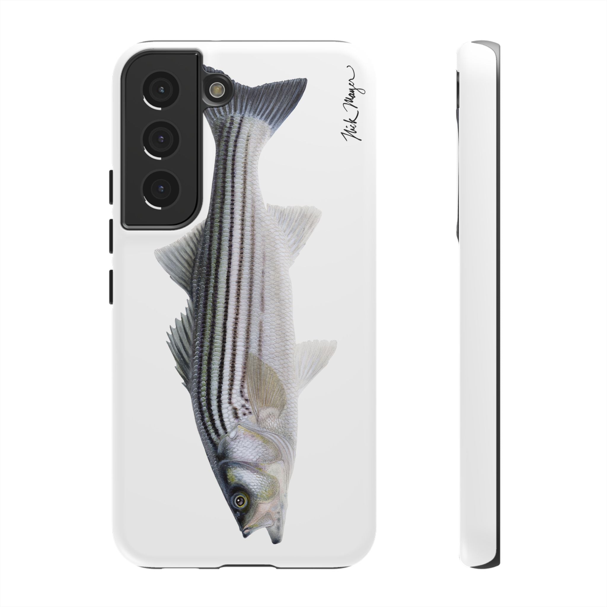 Schoolie Striper White Phone Case (Samsung)