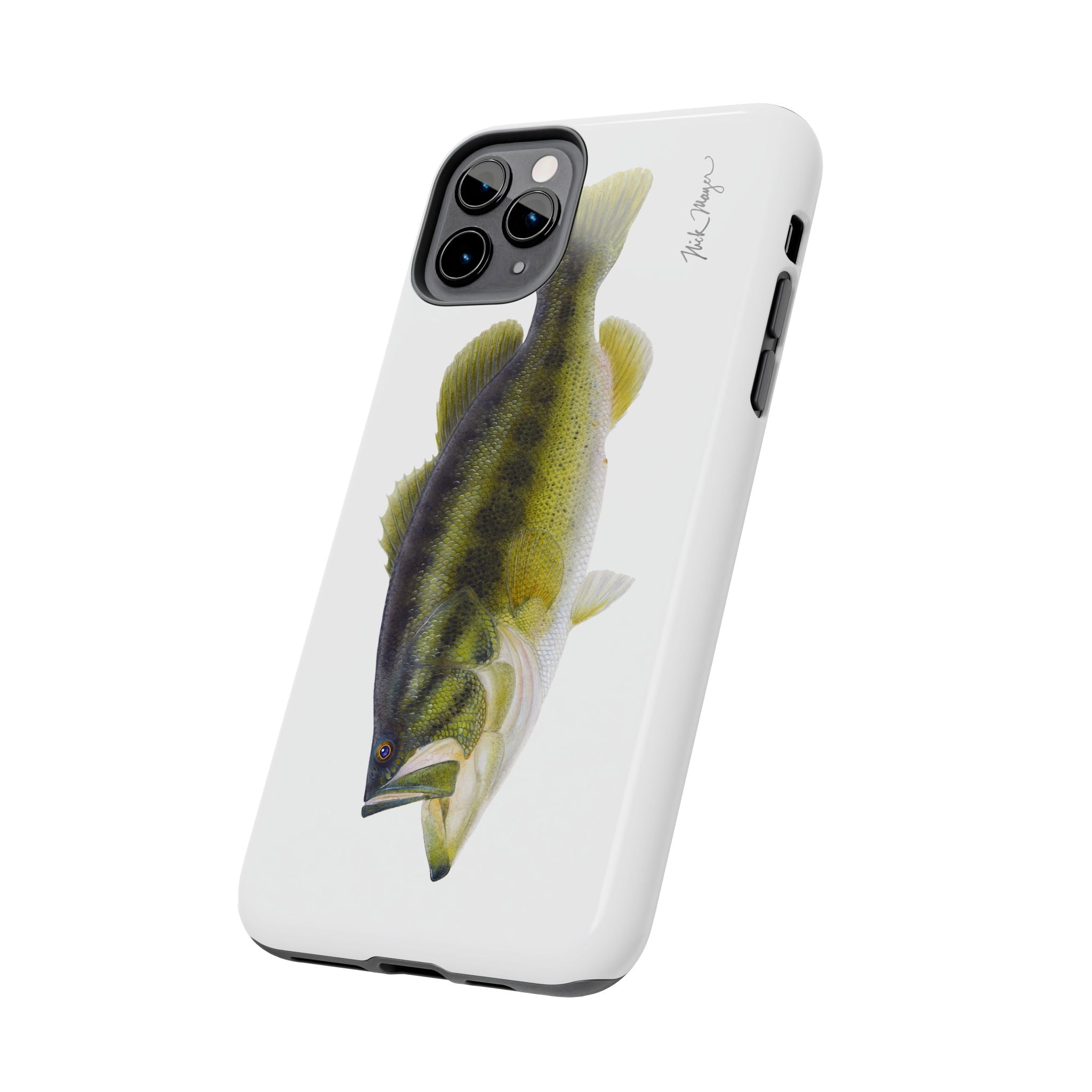 Largemouth Bass White Phone Case (iPhone)