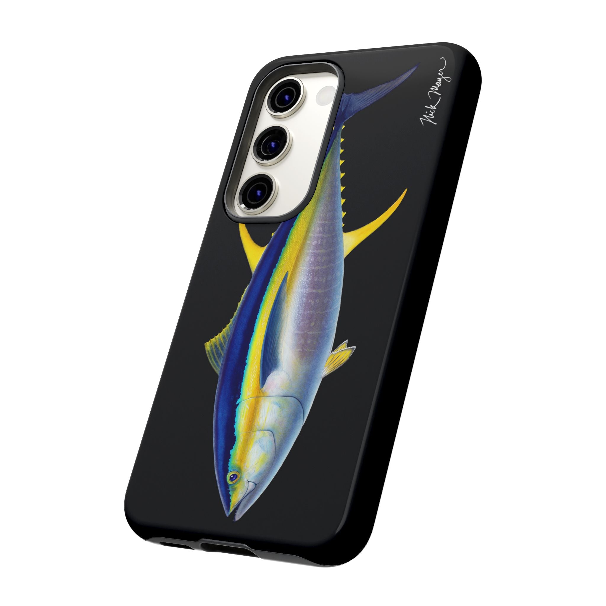 Yellowfin Tuna Black Phone Case (Samsung)