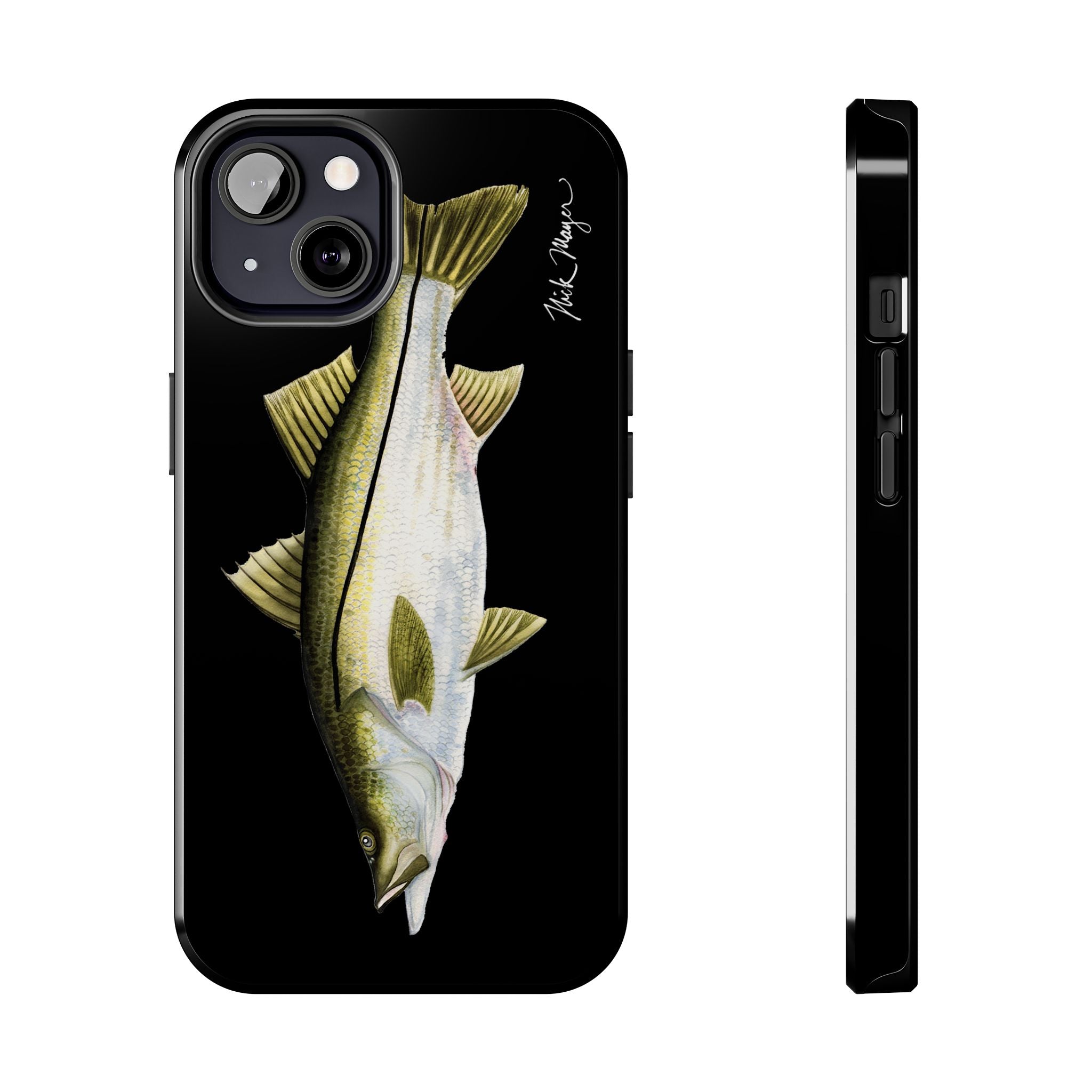 Snook Black Phone Case (iPhone)