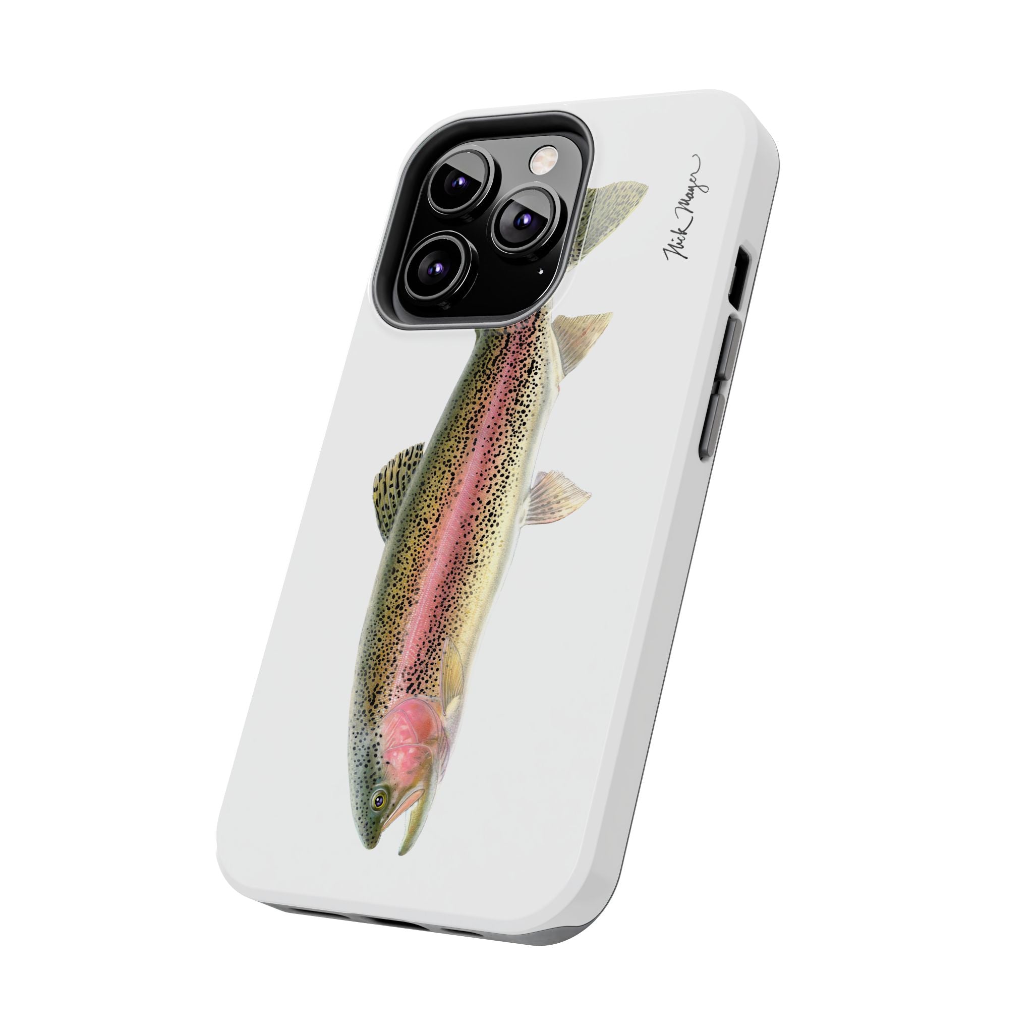 Rainbow Trout White Phone Case (iPhone)