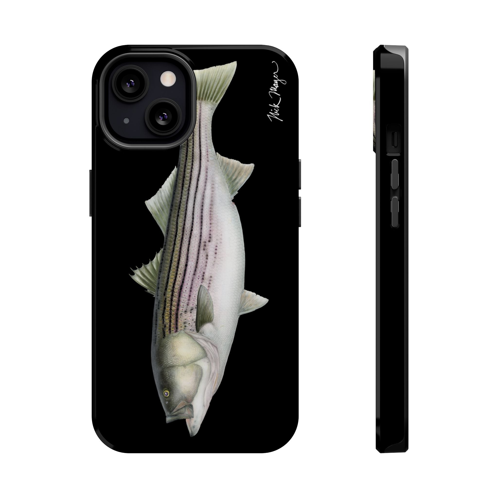 30 lb Striper MagSafe Black iPhone Case