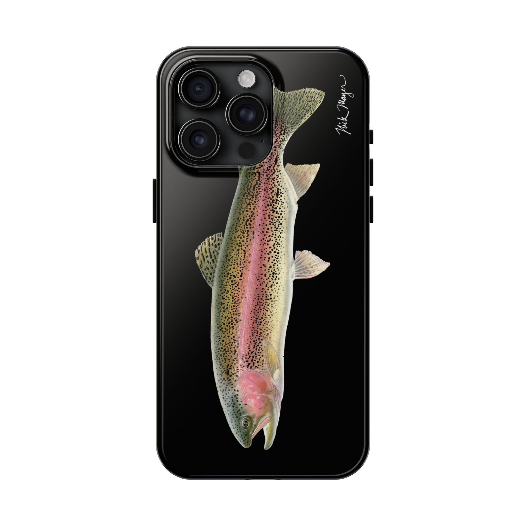 Rainbow Trout Black Phone Case (iPhone)