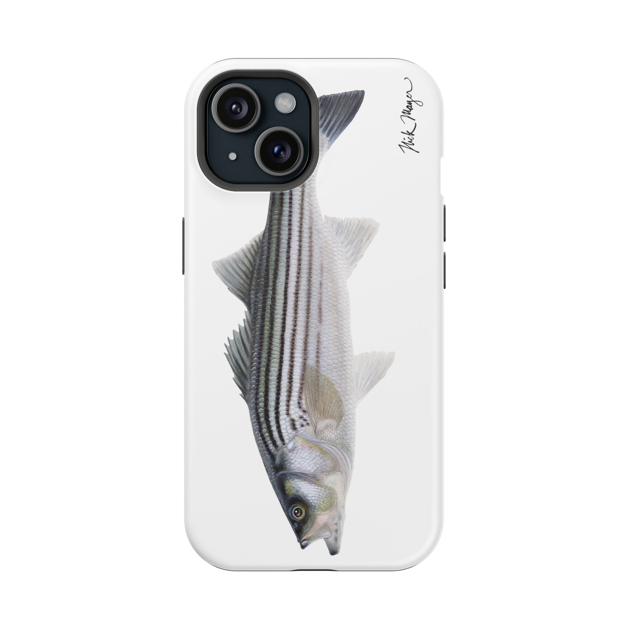 Schoolie Striper MagSafe White iPhone Case