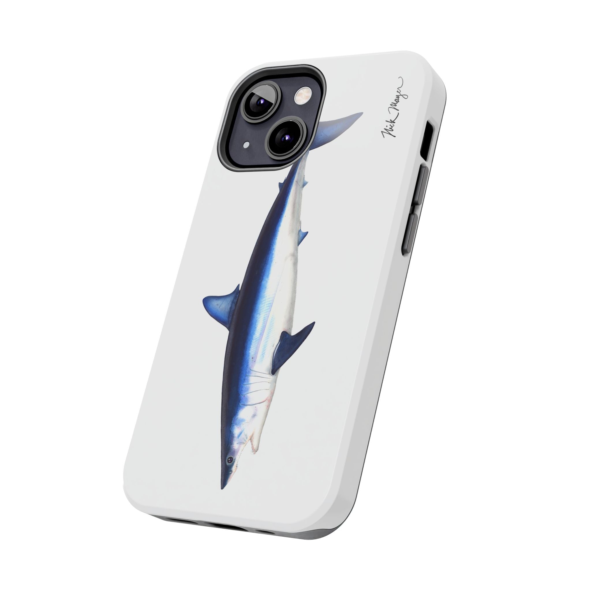 Mako Shark White Phone Case (iPhone)