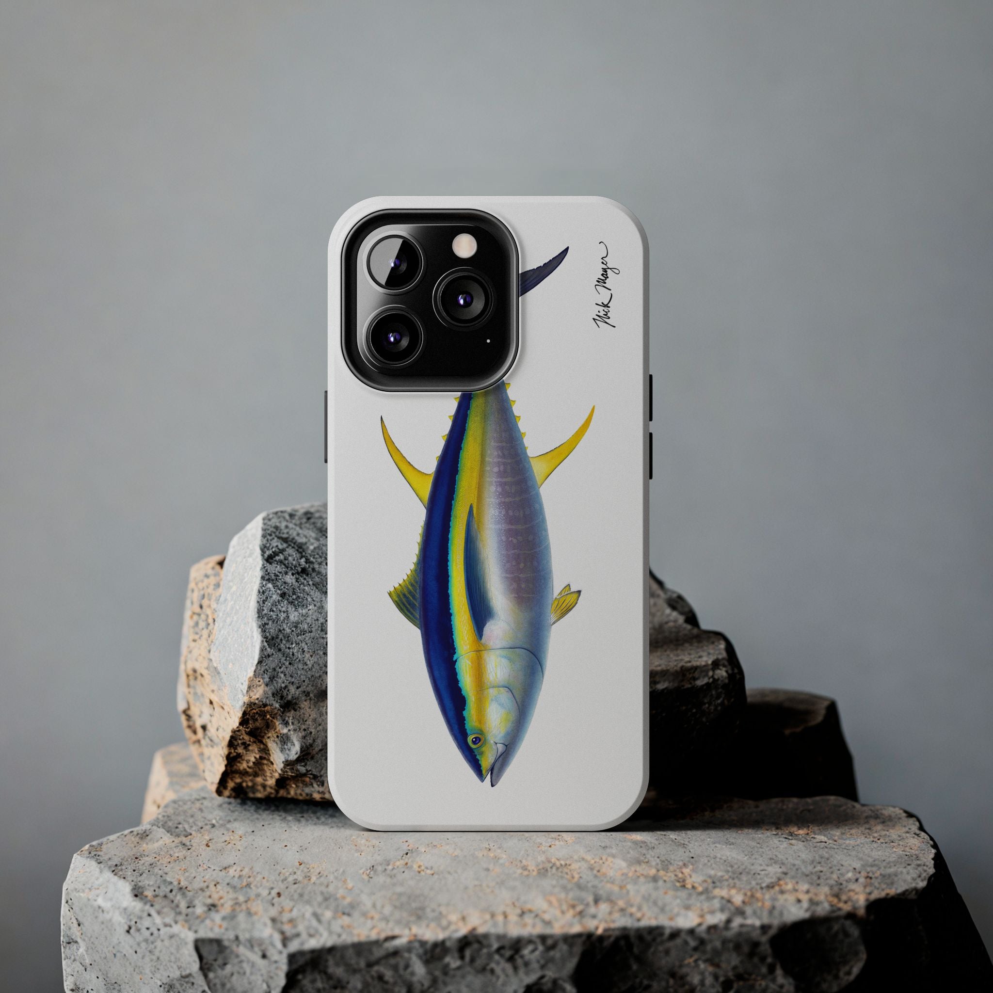 Yellowfin Tuna White Phone Case (iPhone)