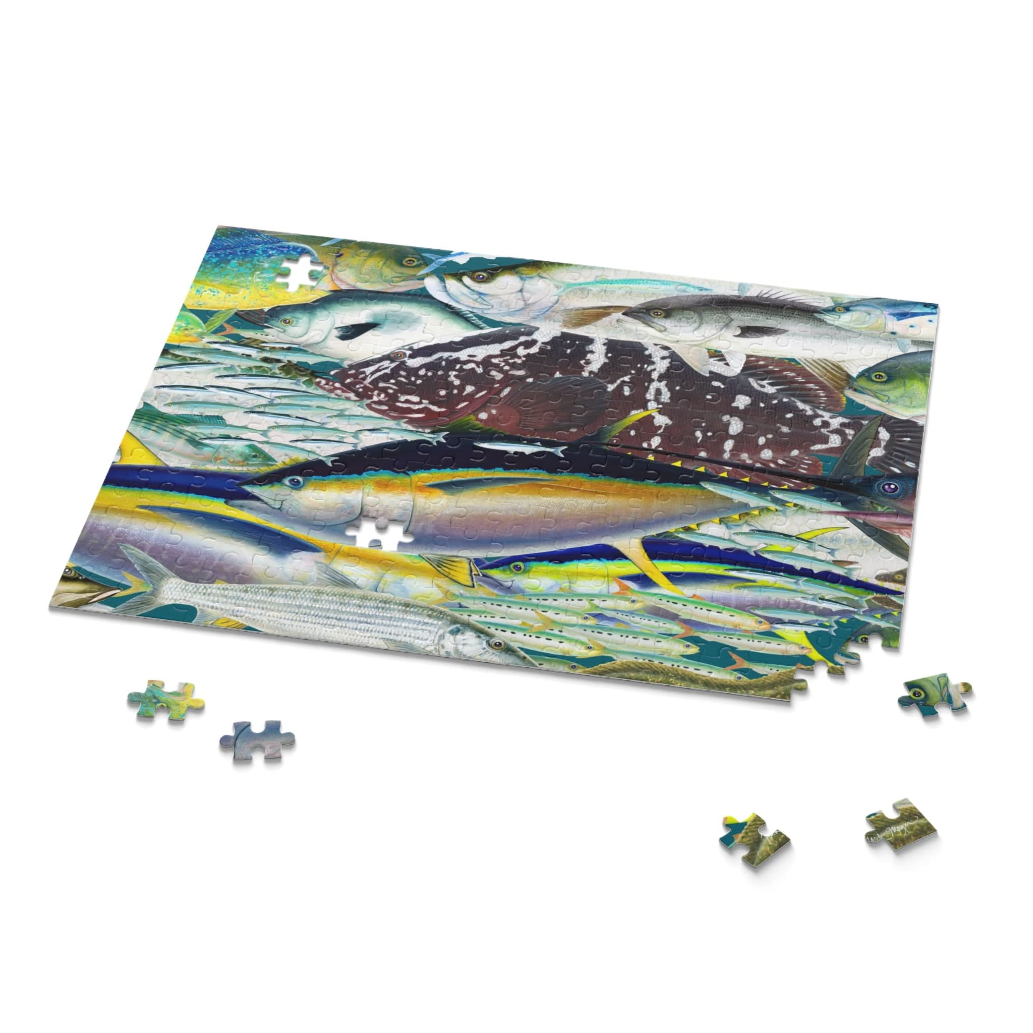 Saltwater Fish Art Puzzles (120, 250 & 500-Piece)