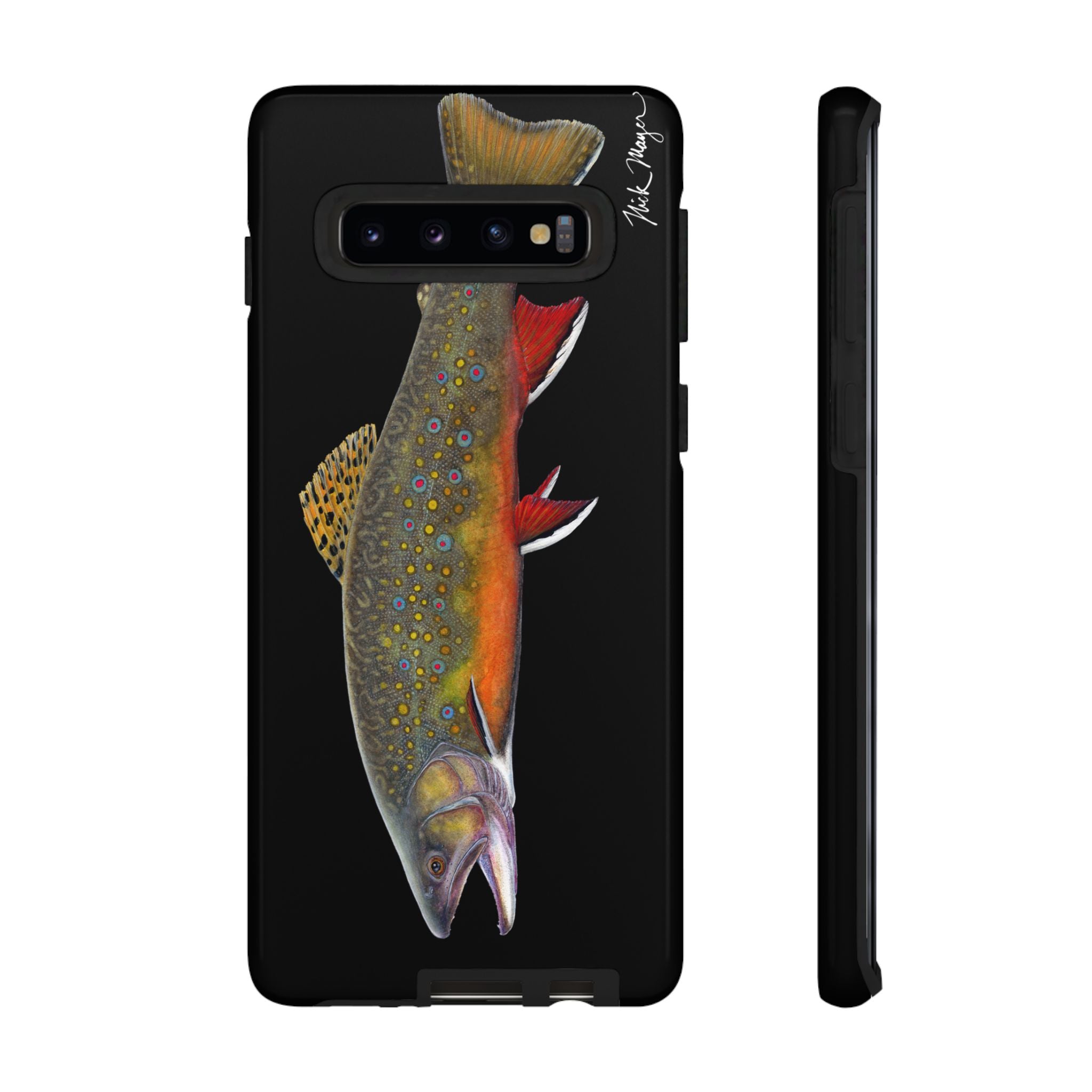 Brook Trout Black Phone Case (Samsung)