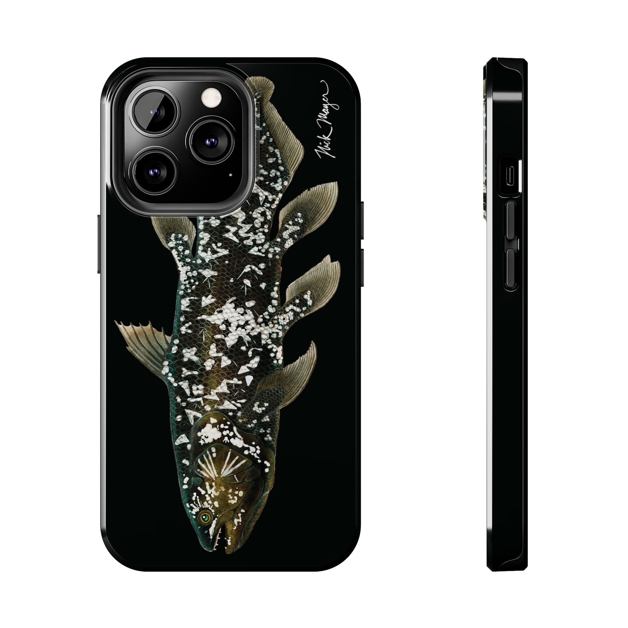 Coelacanth Black iPhone Case