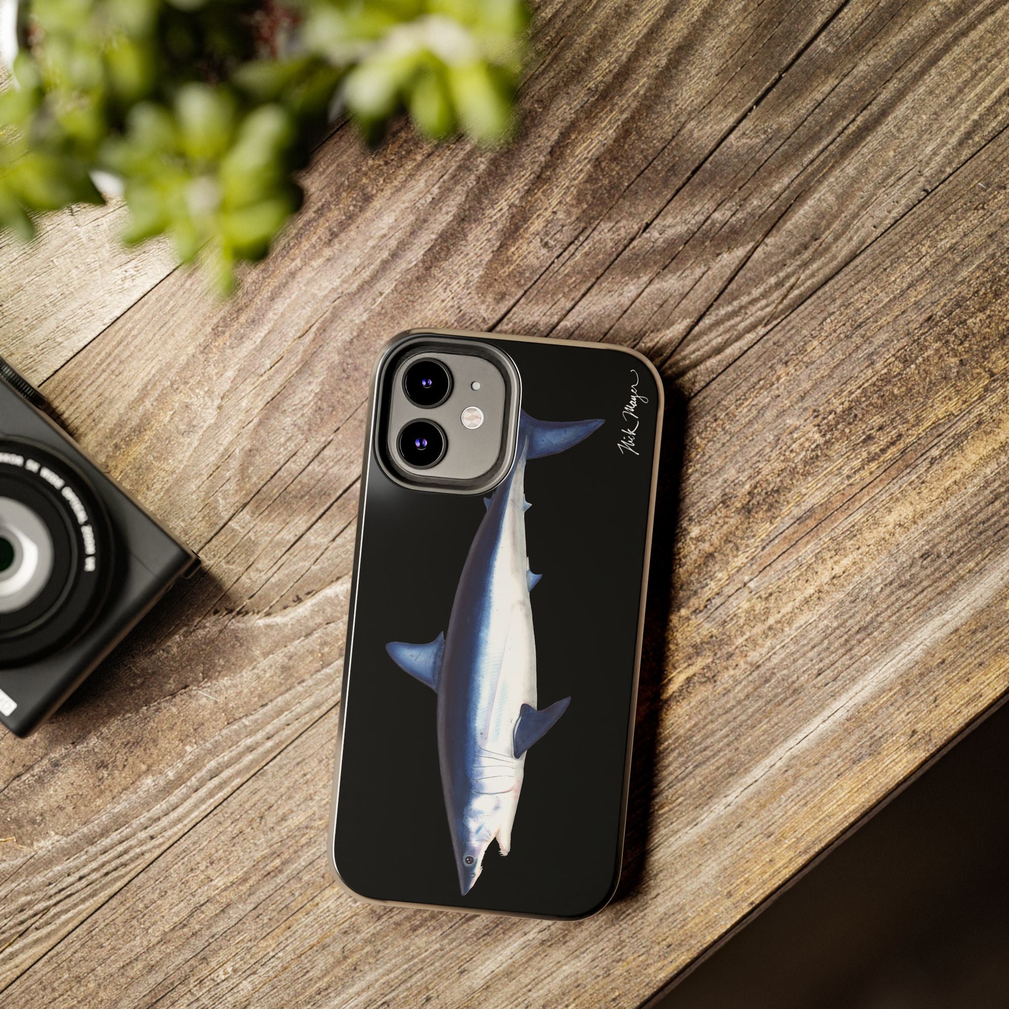 Mako Shark Black iPhone Case