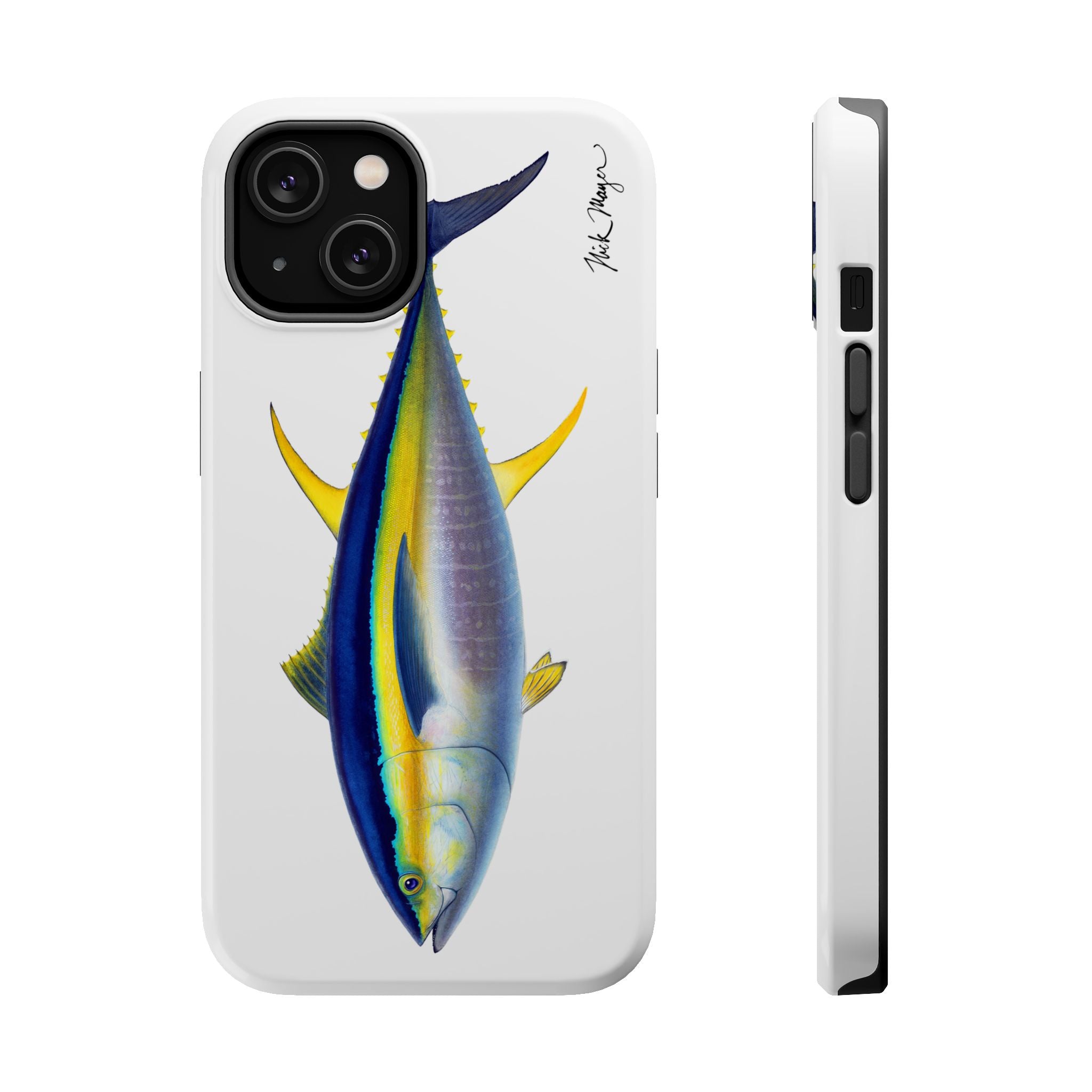 Yellowfin Tuna MagSafe White iPhone Case