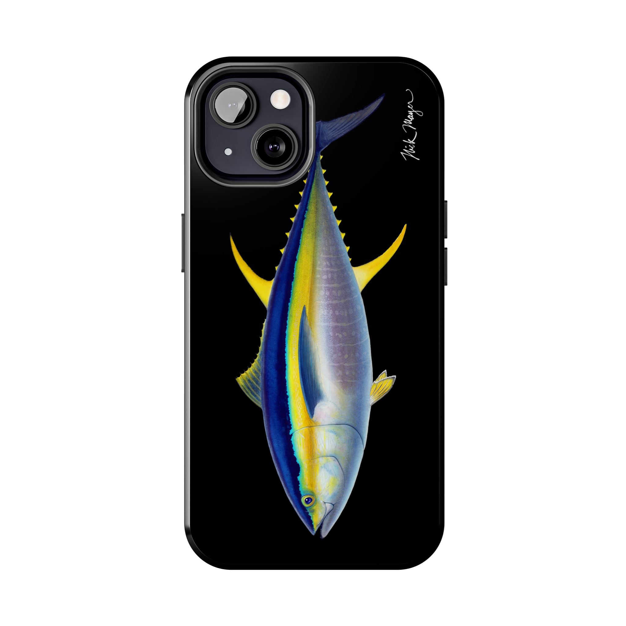 Yellowfin Tuna Black Phone Case (iPhone)