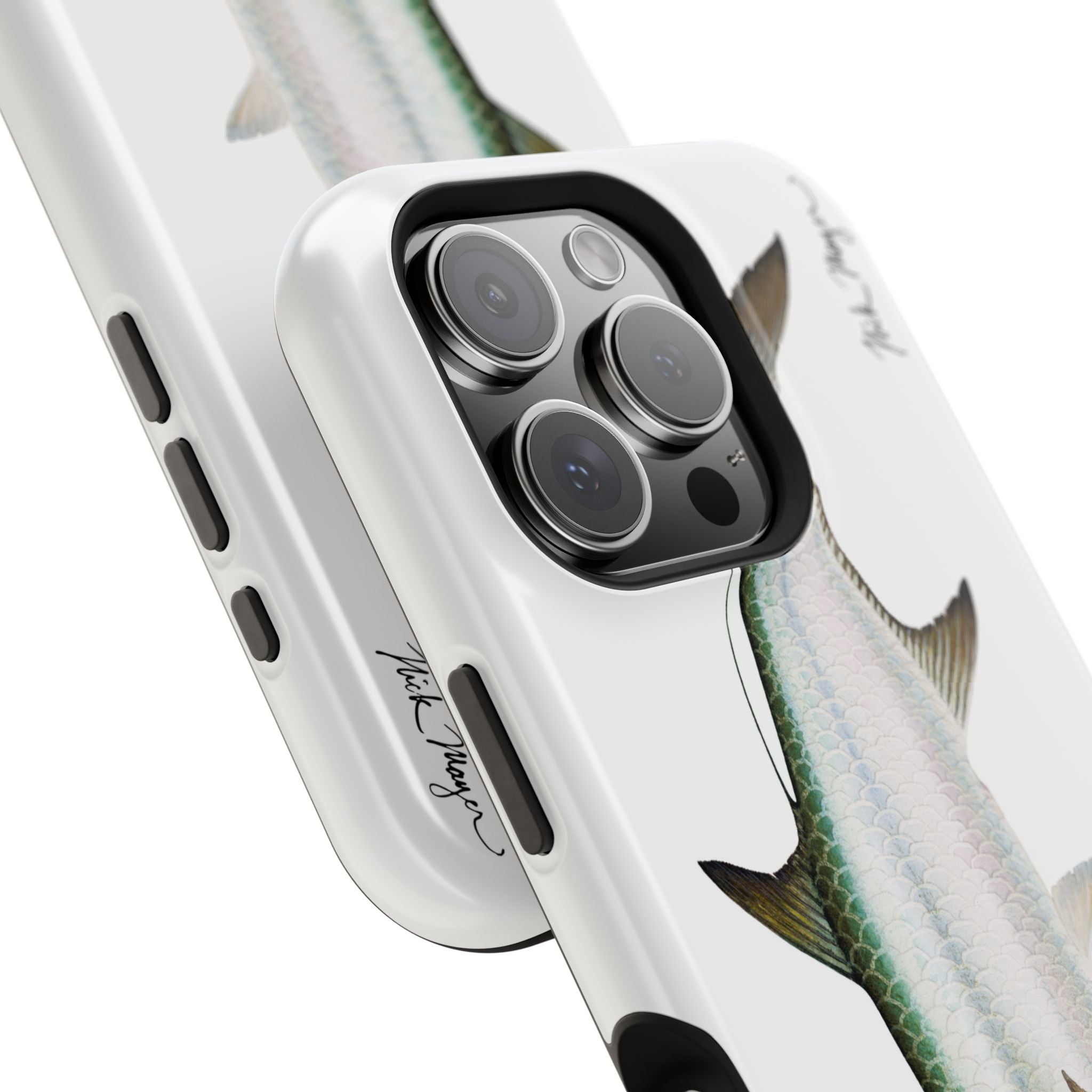 Tarpon MagSafe White iPhone Case