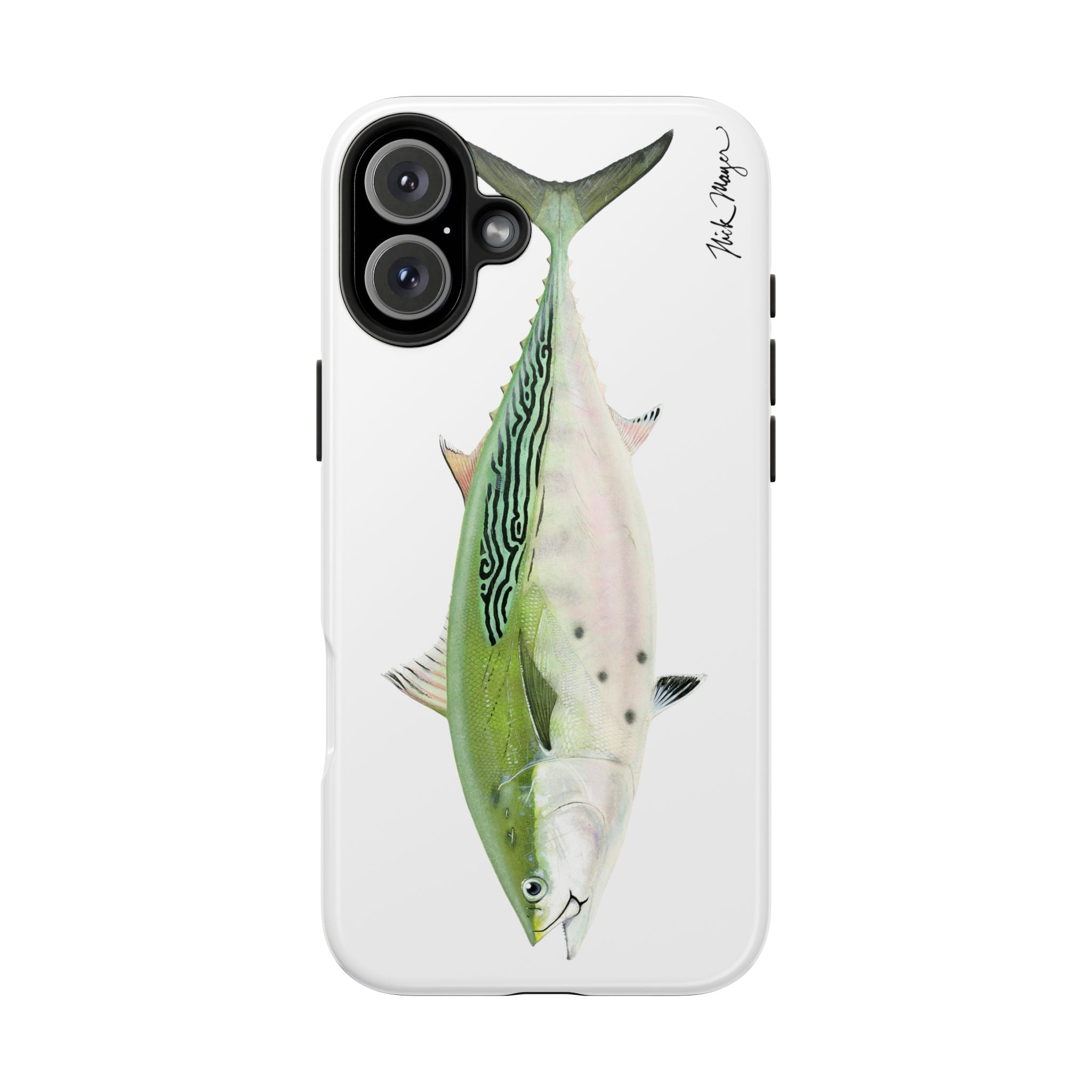 Albie White Phone Case (iPhone)