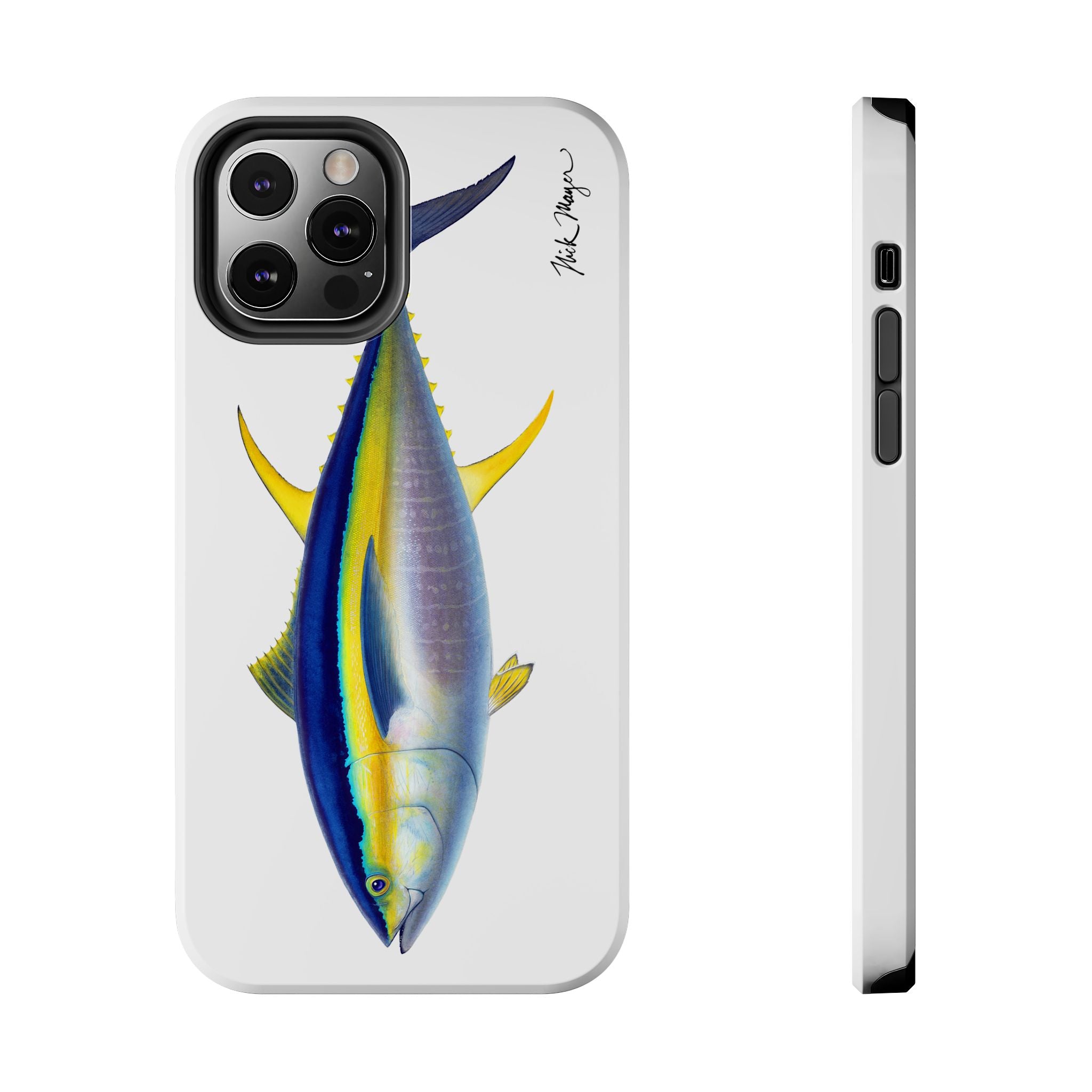 Yellowfin Tuna White Phone Case (iPhone)